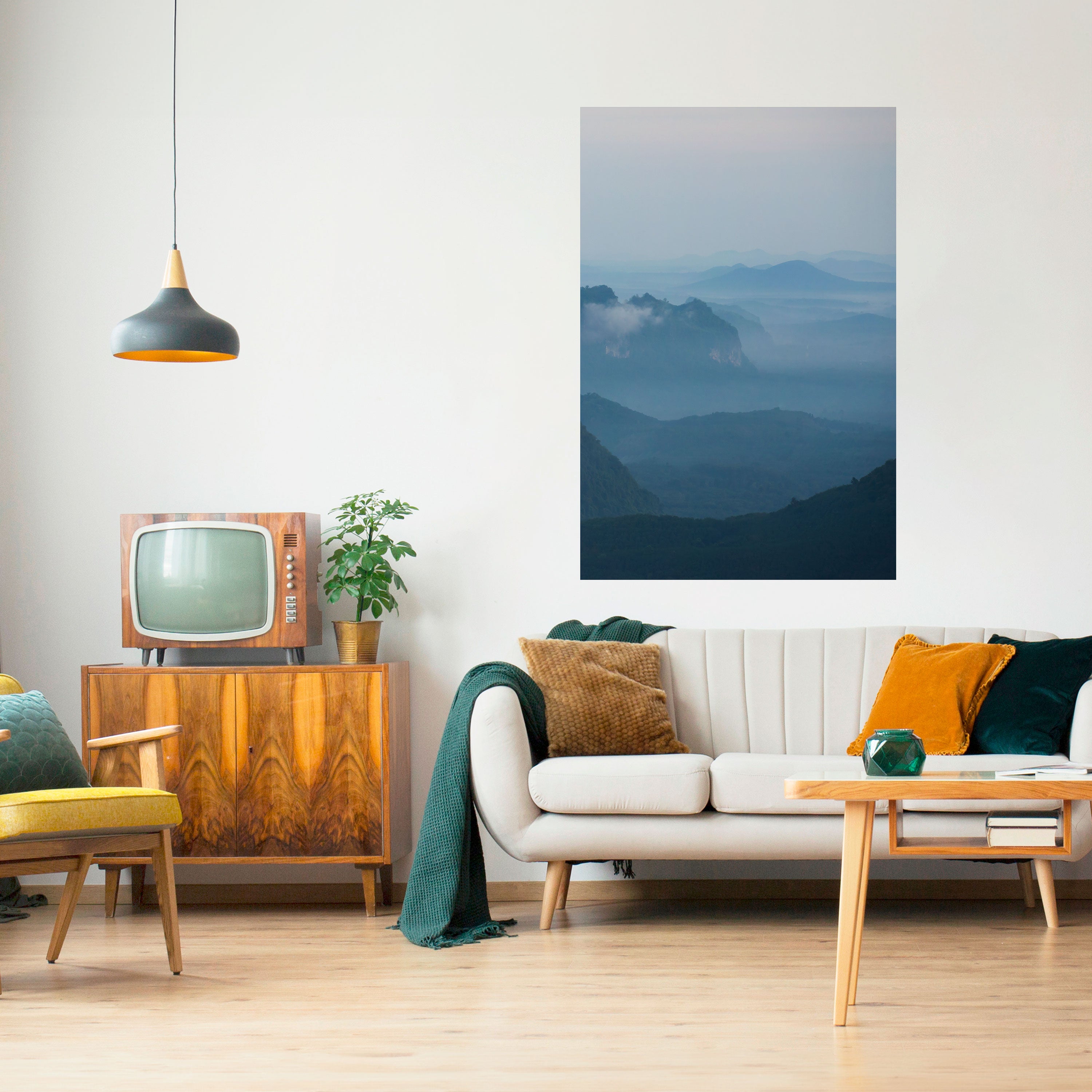 MISTY MOUNTAIN WHISPER Naklejka/Plakat pionowy
