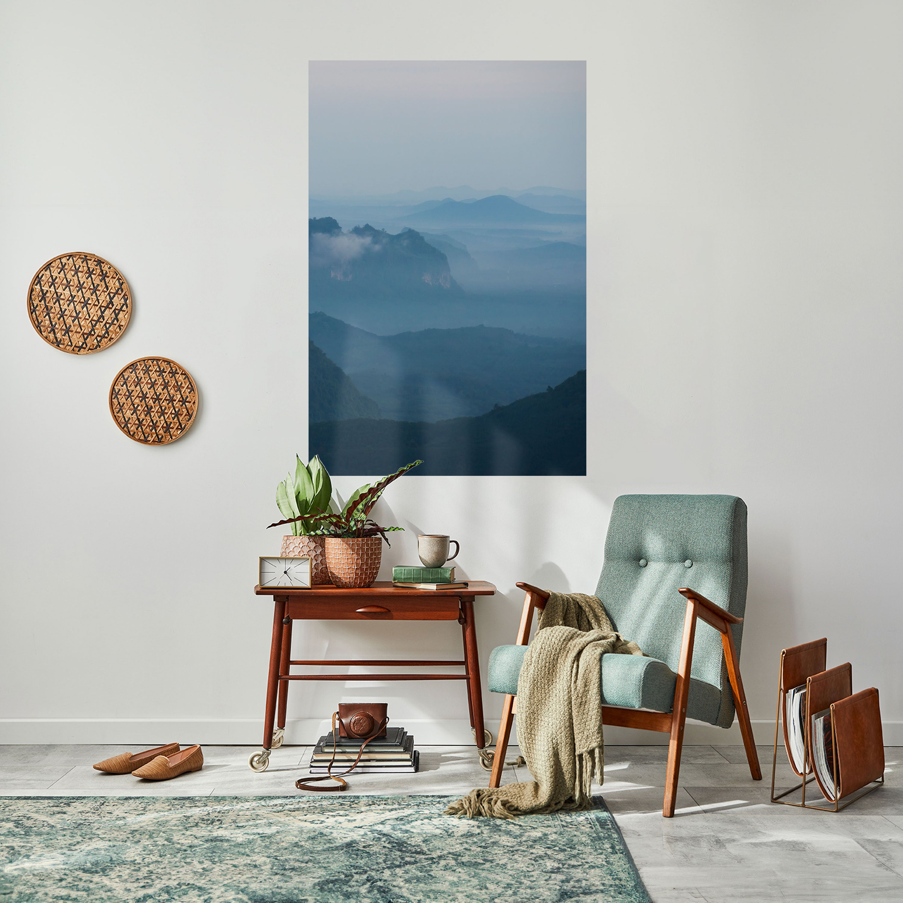 MISTY MOUNTAIN WHISPER Naklejka/Plakat pionowy
