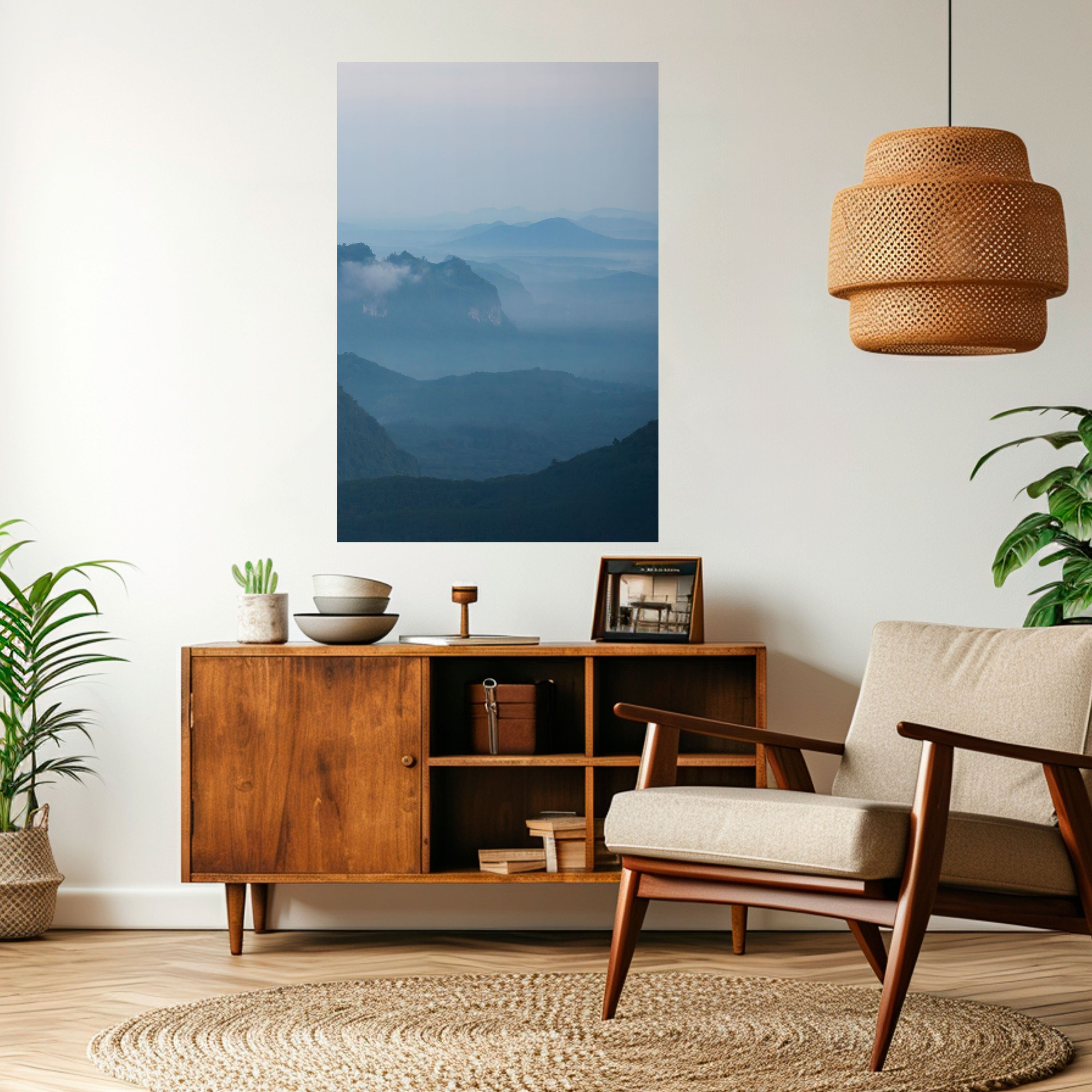 MISTY MOUNTAIN WHISPER Naklejka/Plakat pionowy