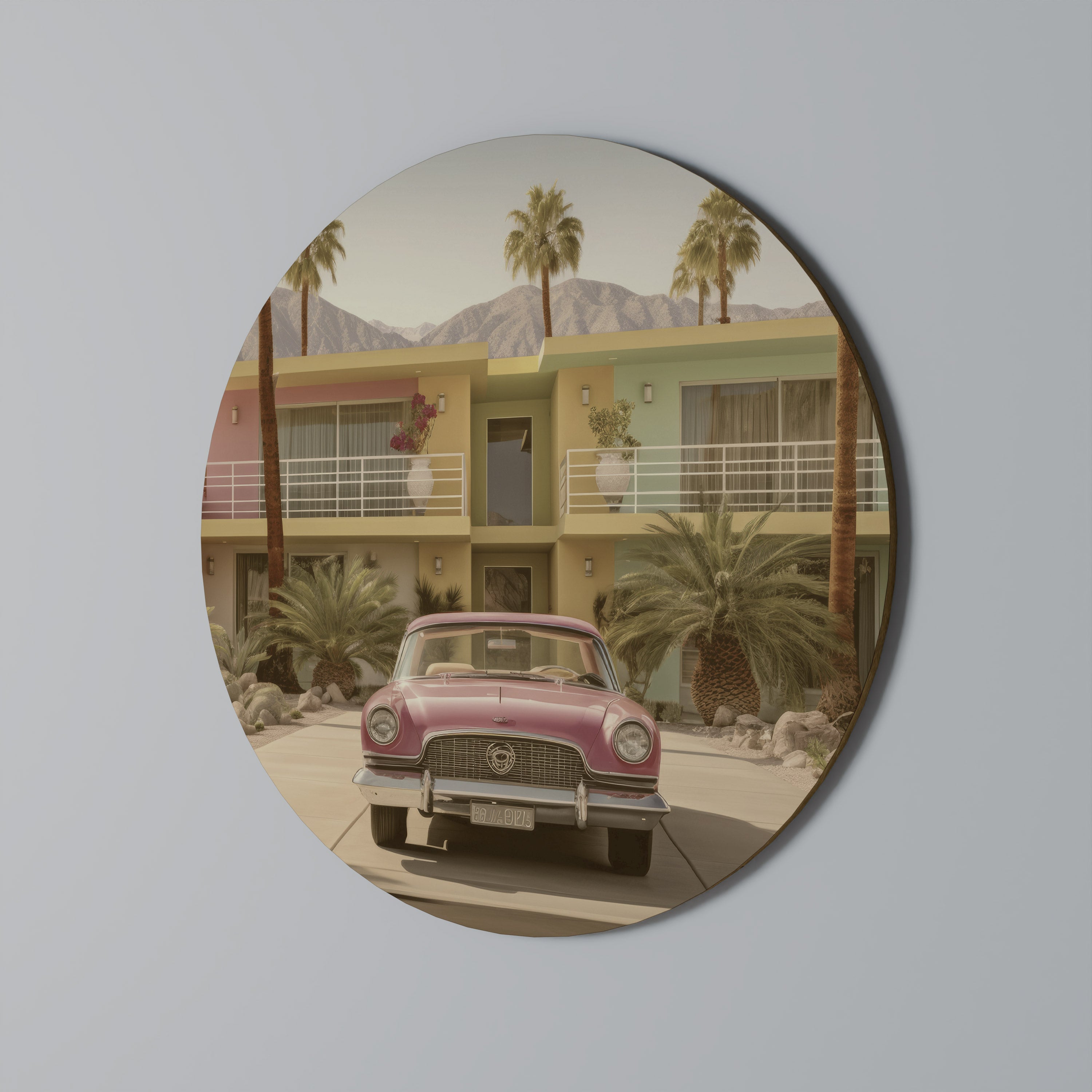 CALIFORNIAN STYLE Obraz okrągły