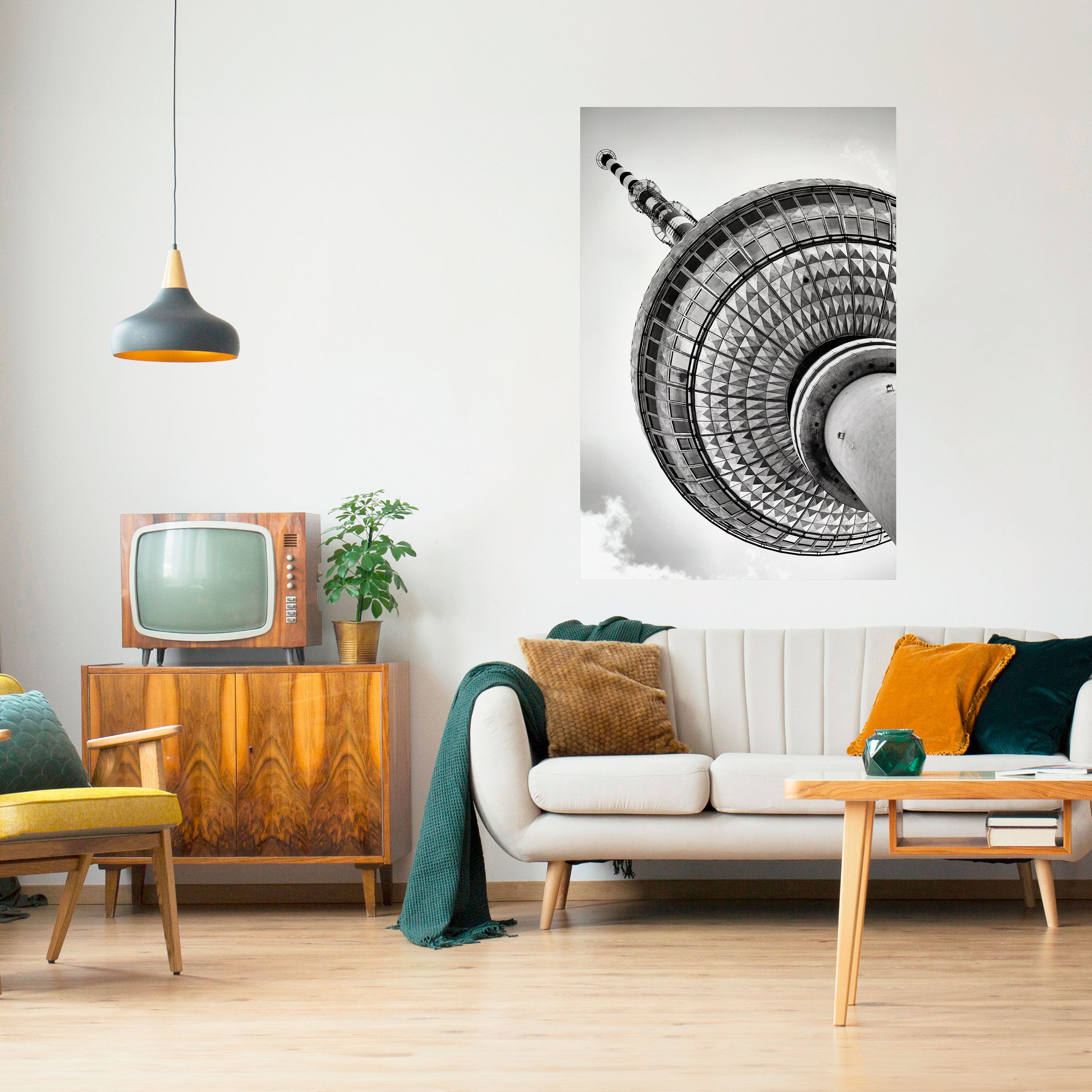 BERLINER FERNSEHTURM Naklejka/Plakat pionowy
