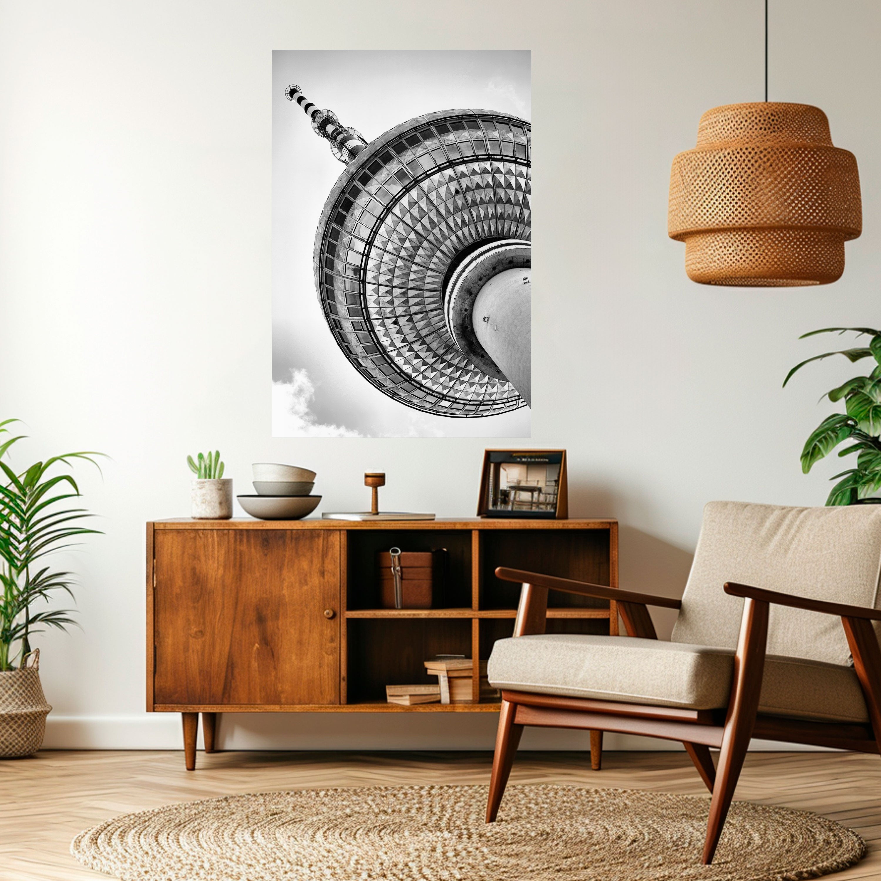 BERLINER FERNSEHTURM Naklejka/Plakat pionowy