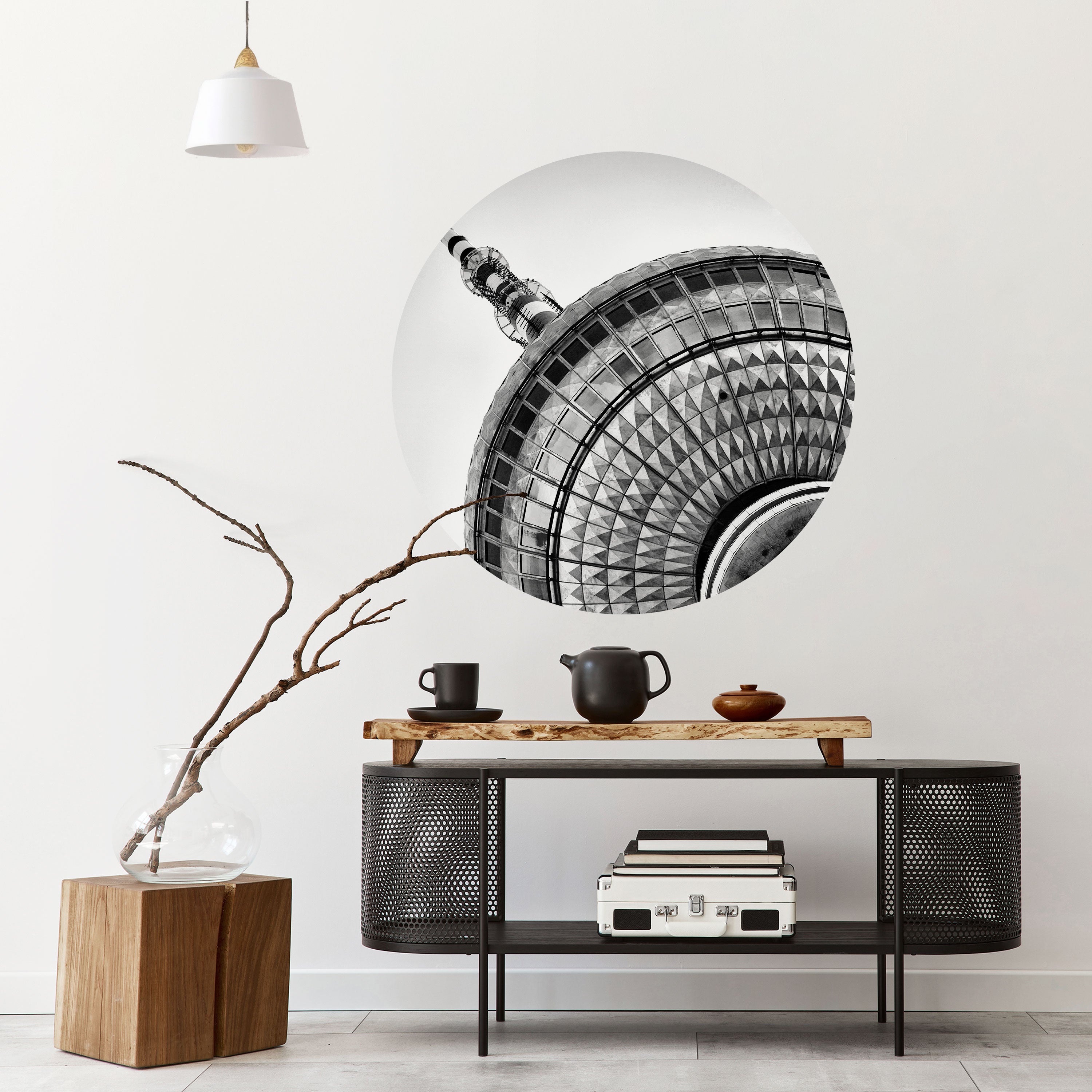 BERLINER FERNSEHTURM Naklejka okrągła