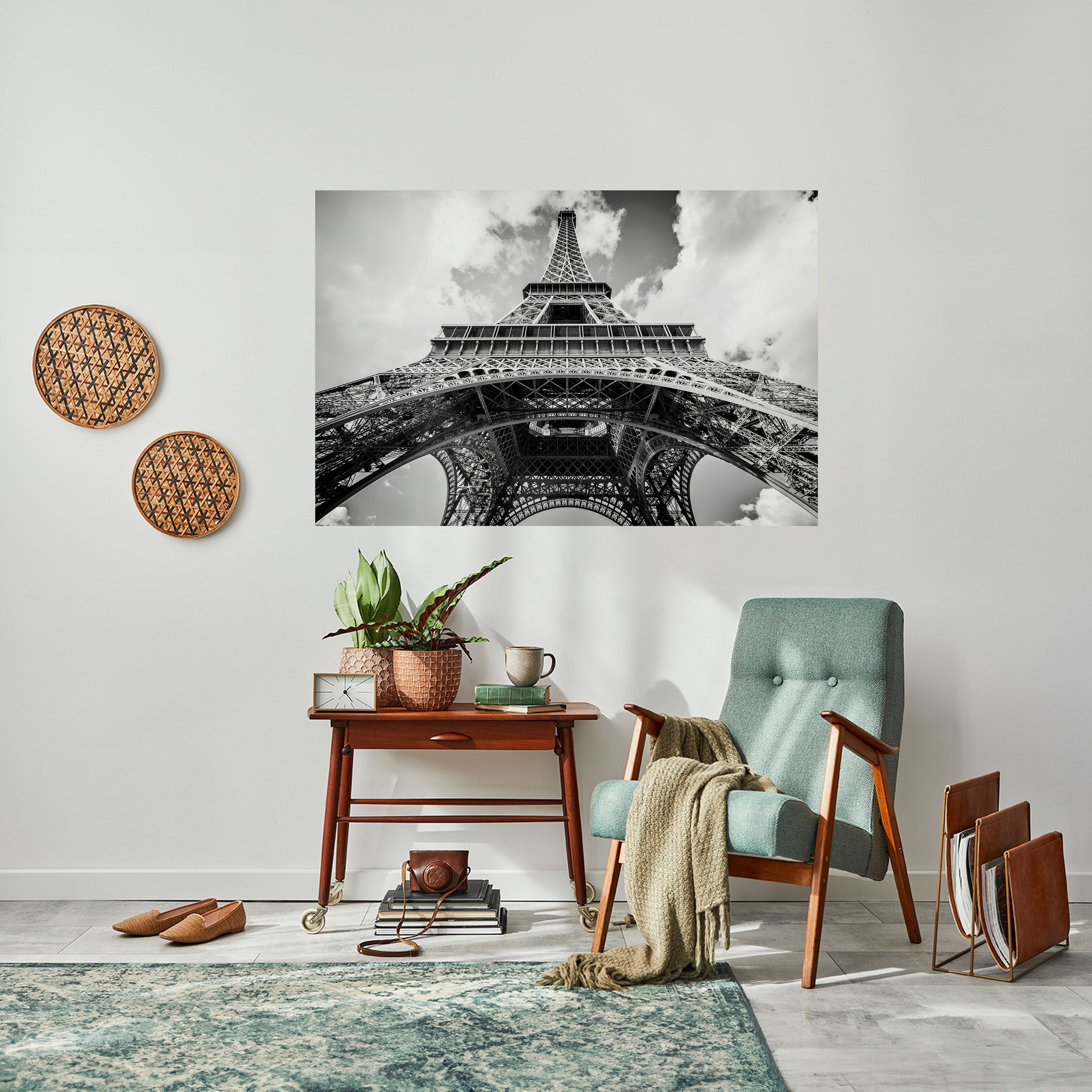 TIMELESS EIFFEL PERSPECTIVE Naklejka/Plakat poziomy