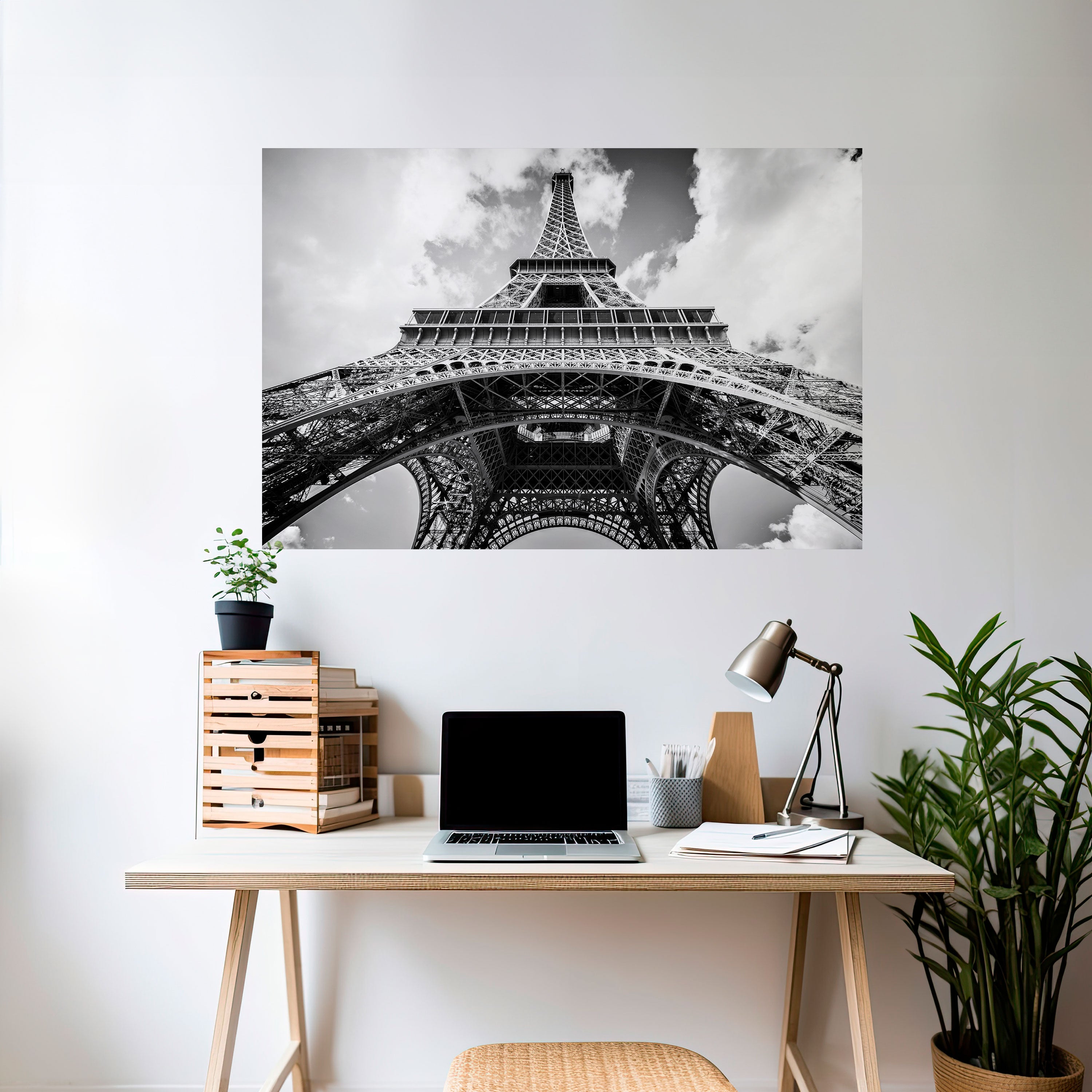 TIMELESS EIFFEL PERSPECTIVE Naklejka/Plakat poziomy