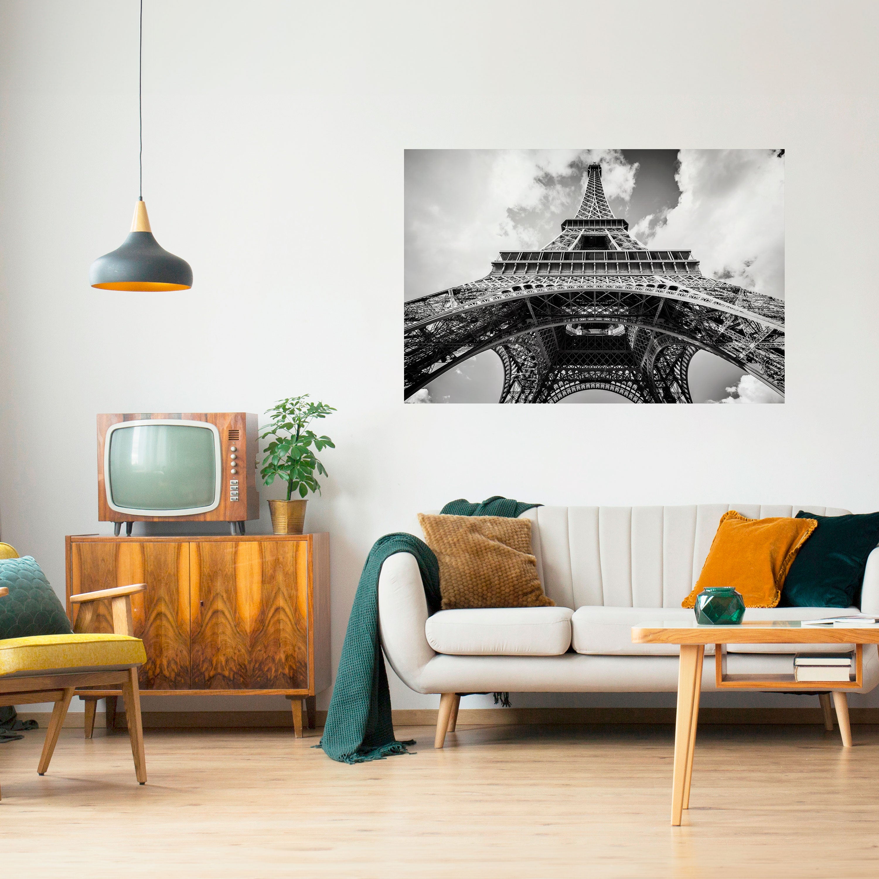 TIMELESS EIFFEL PERSPECTIVE Naklejka/Plakat poziomy