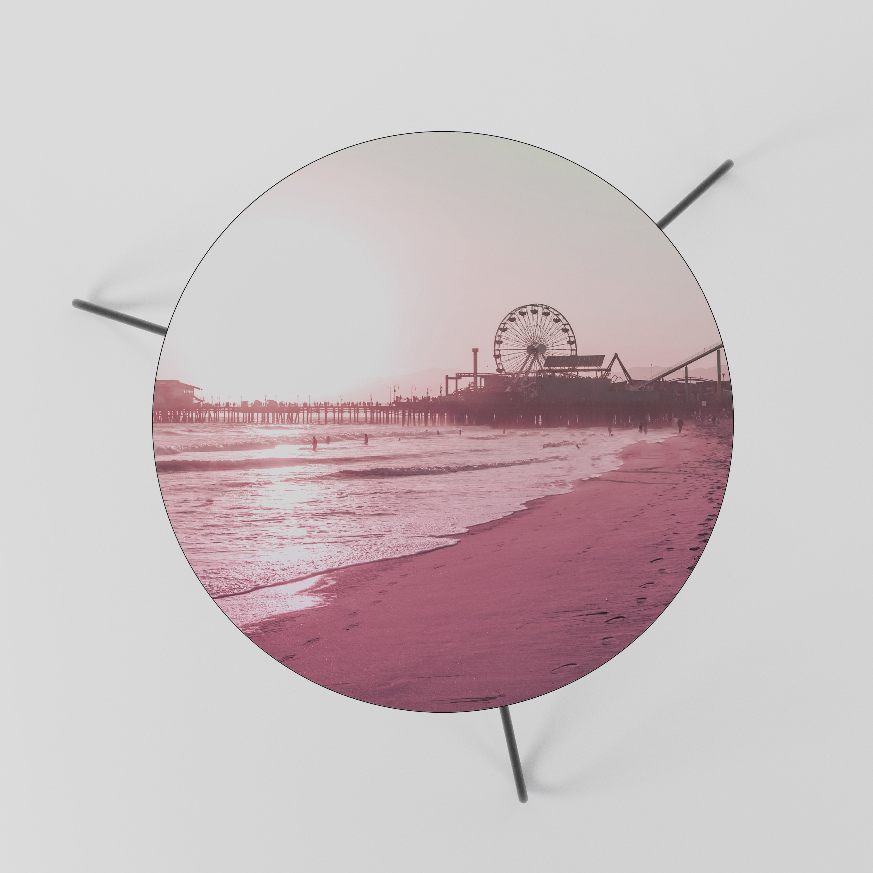 PASTEL COAST VIBES Stolik kawowy mały