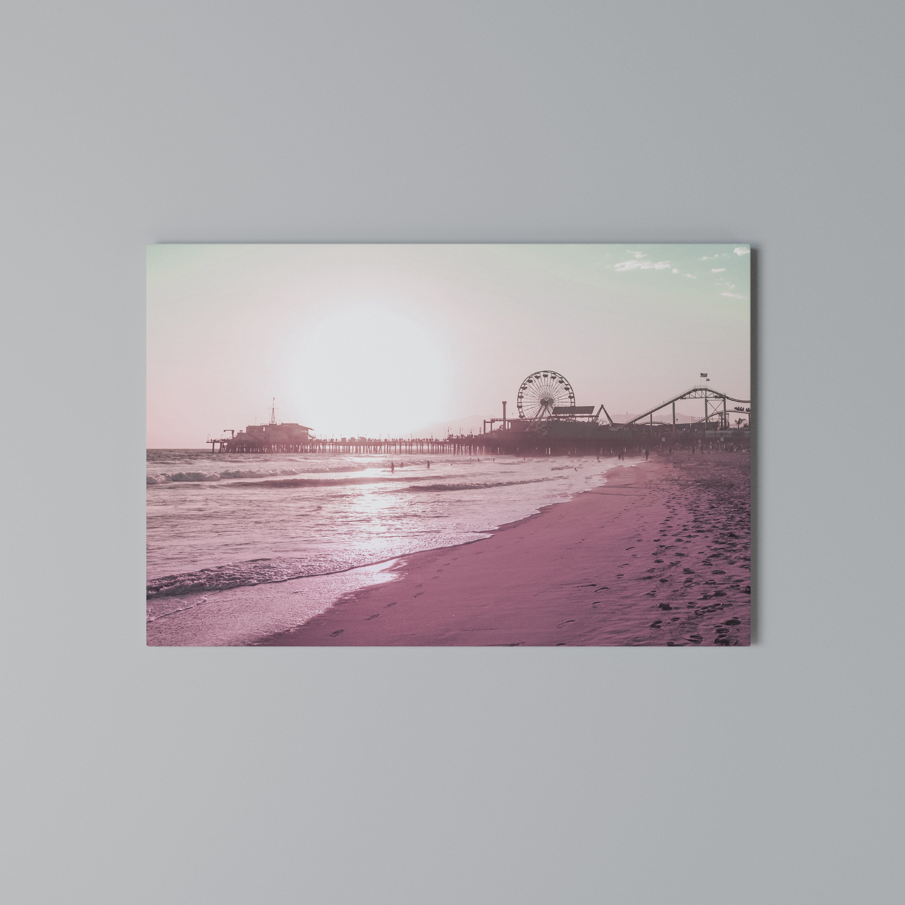 PASTEL COAST VIBES Poziomy obraz na płótnie