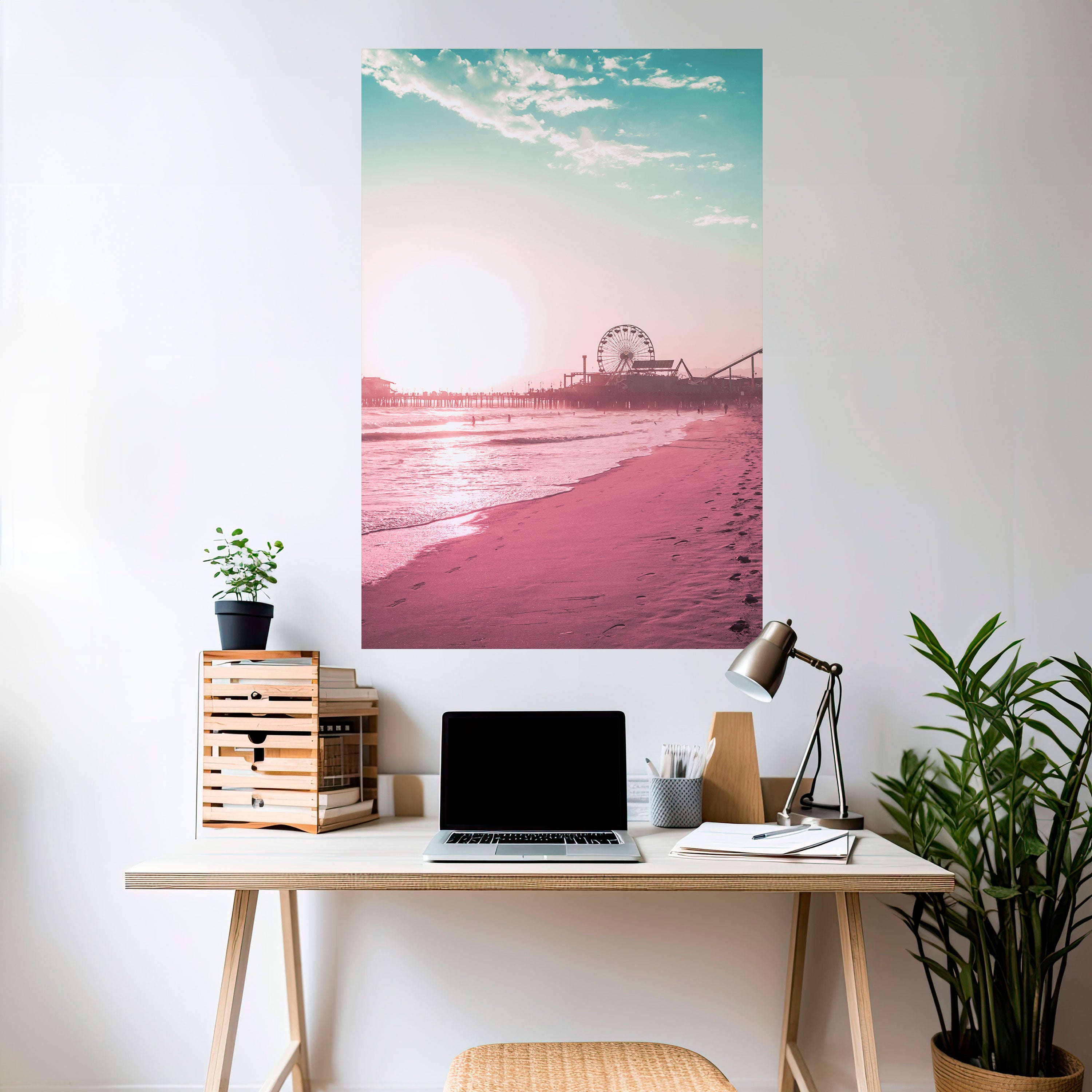 PASTEL COAST VIBES Naklejka/Plakat pionowy