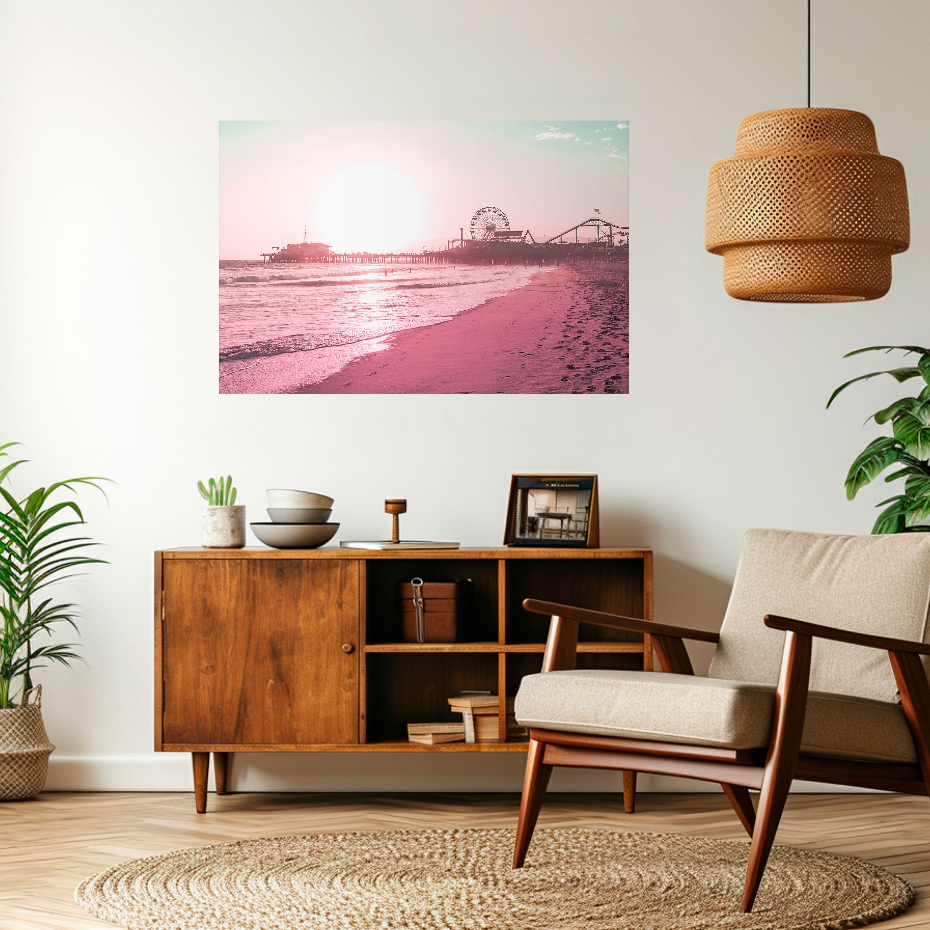 PASTEL COAST VIBES Naklejka/Plakat poziomy