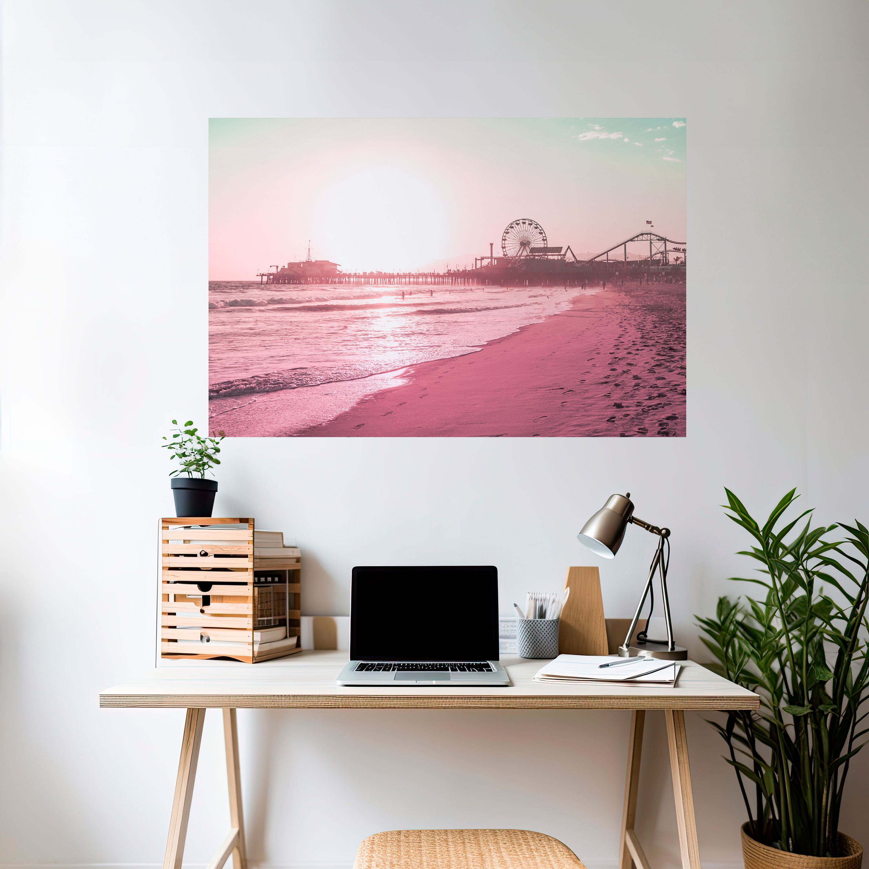 PASTEL COAST VIBES Naklejka/Plakat poziomy