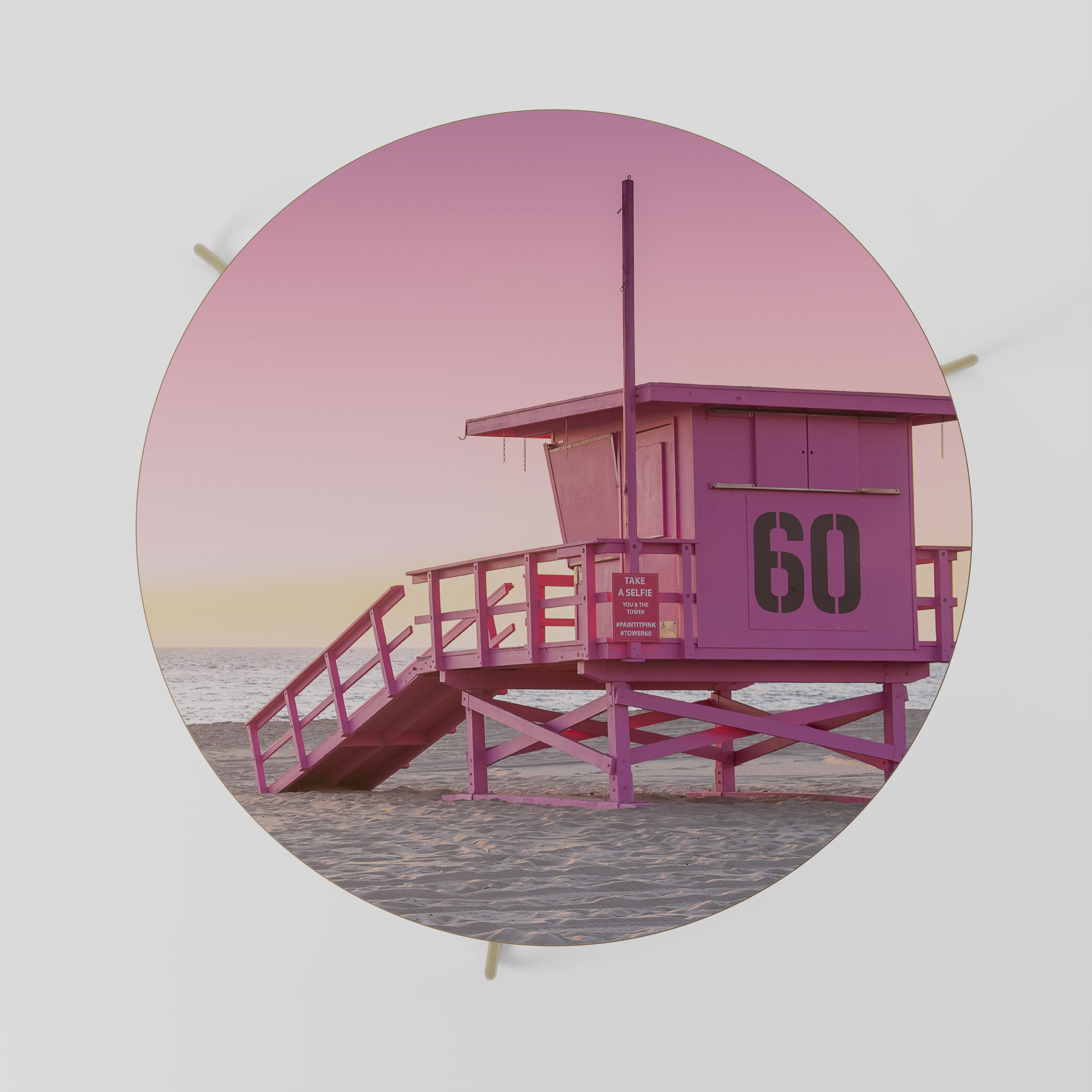PINK PARADISE WATCH Stolik kawowy duży