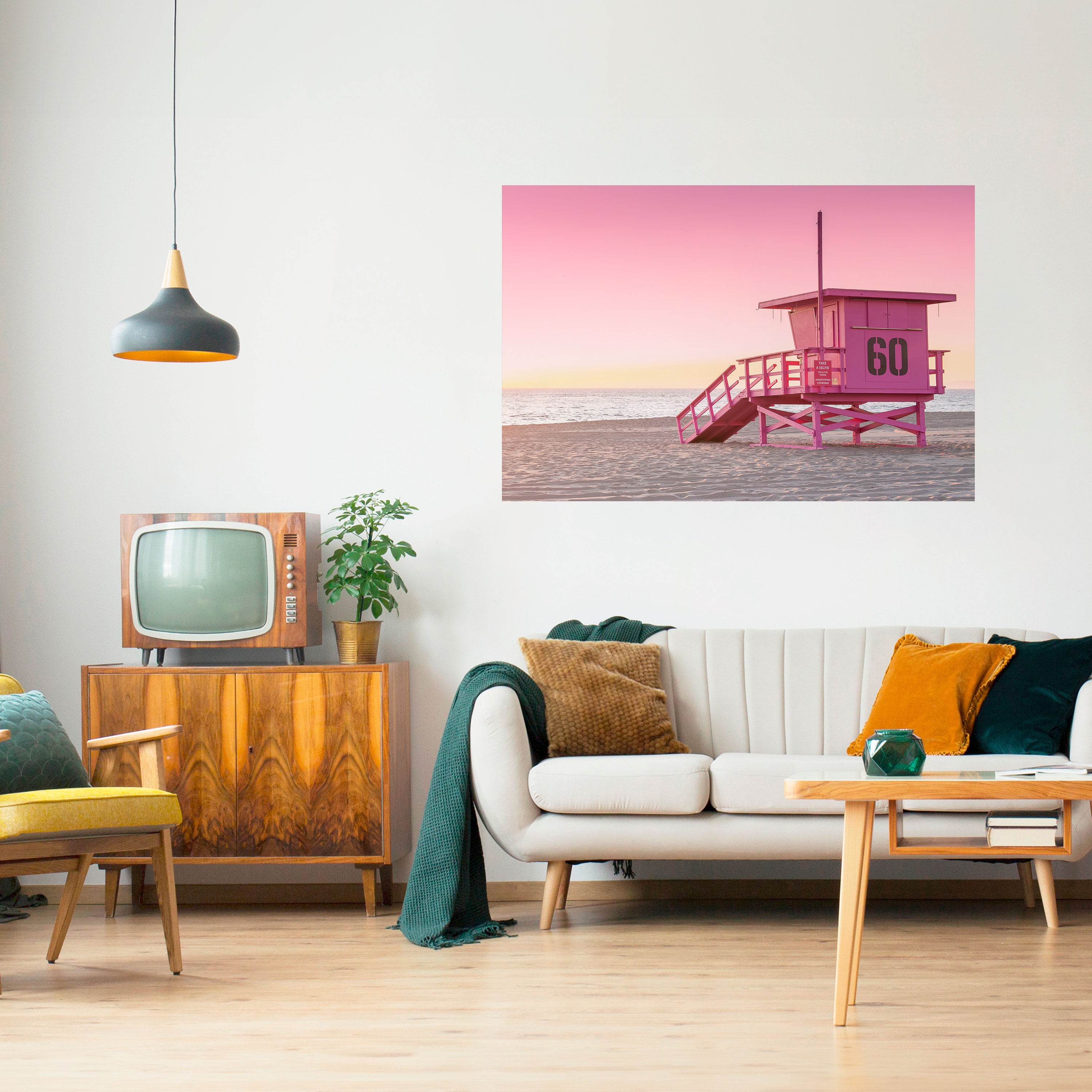 PINK PARADISE WATCH Naklejka/Plakat poziomy