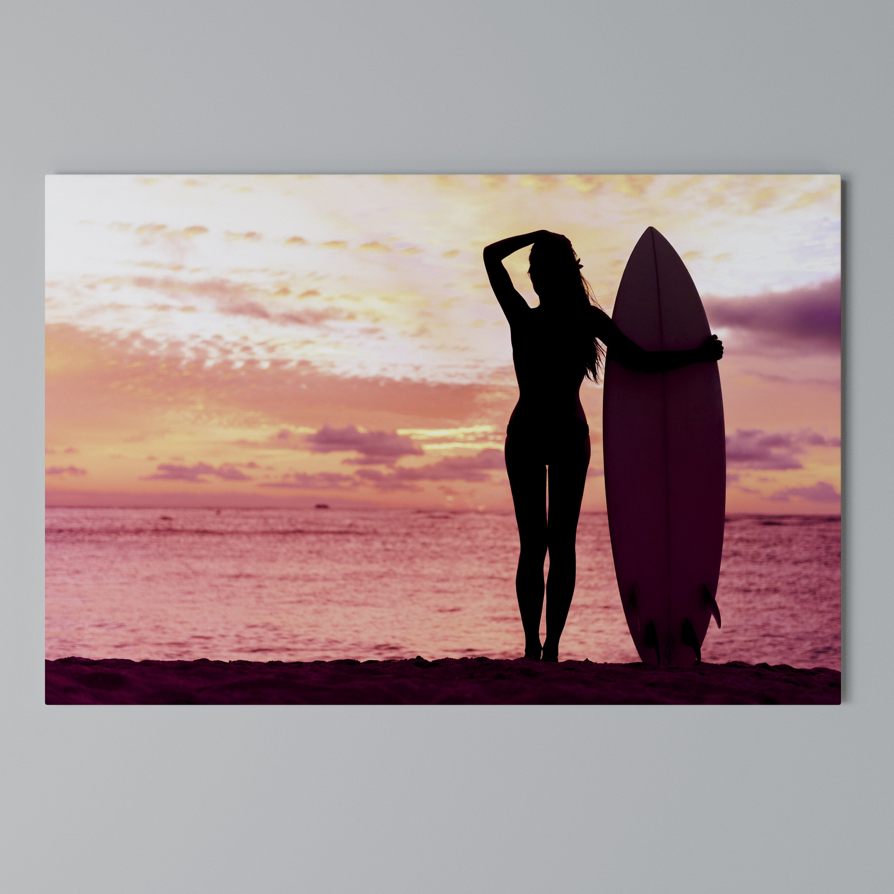 SUNSET SURF SPIRIT Poziomy obraz na płótnie