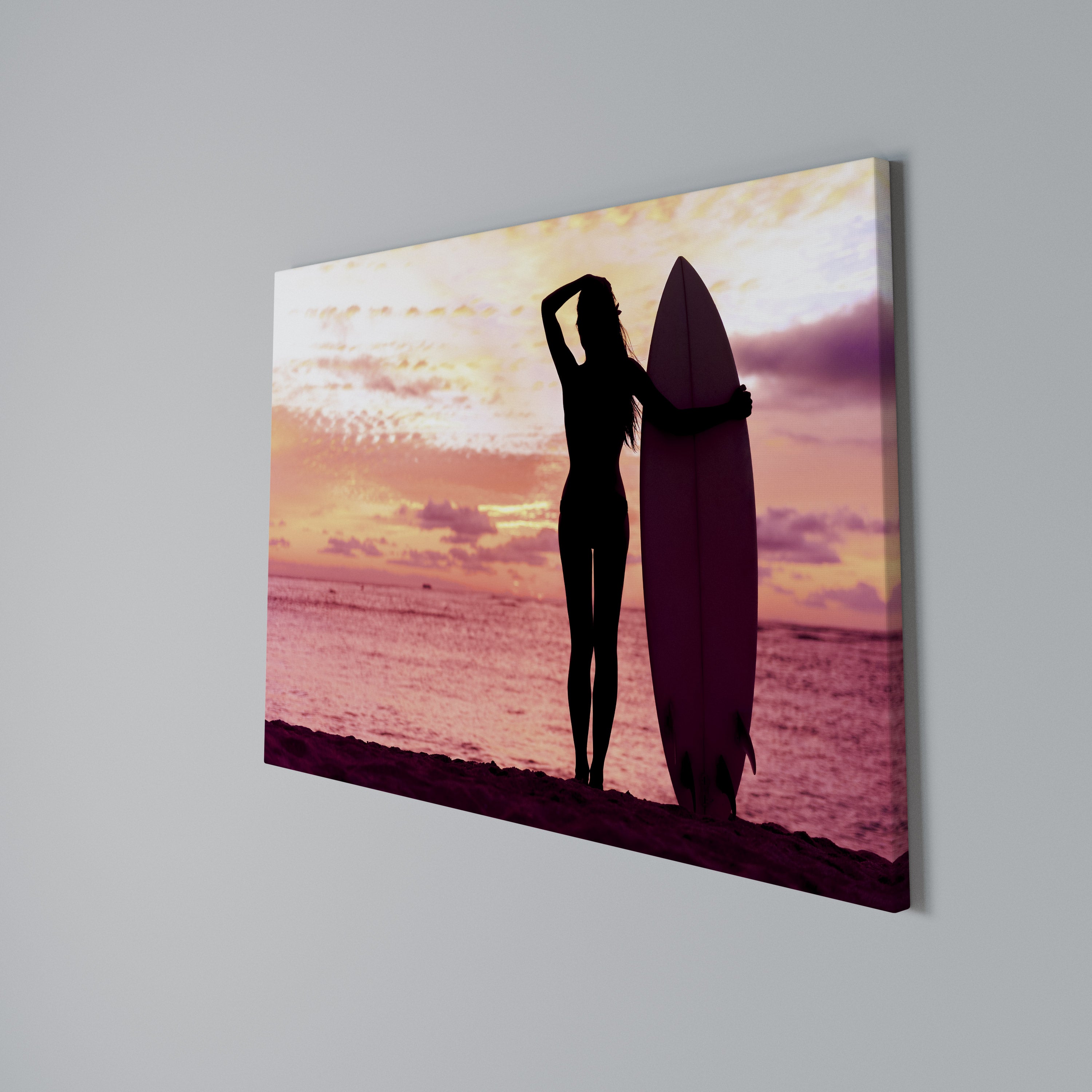 SUNSET SURF SPIRIT Poziomy obraz na płótnie
