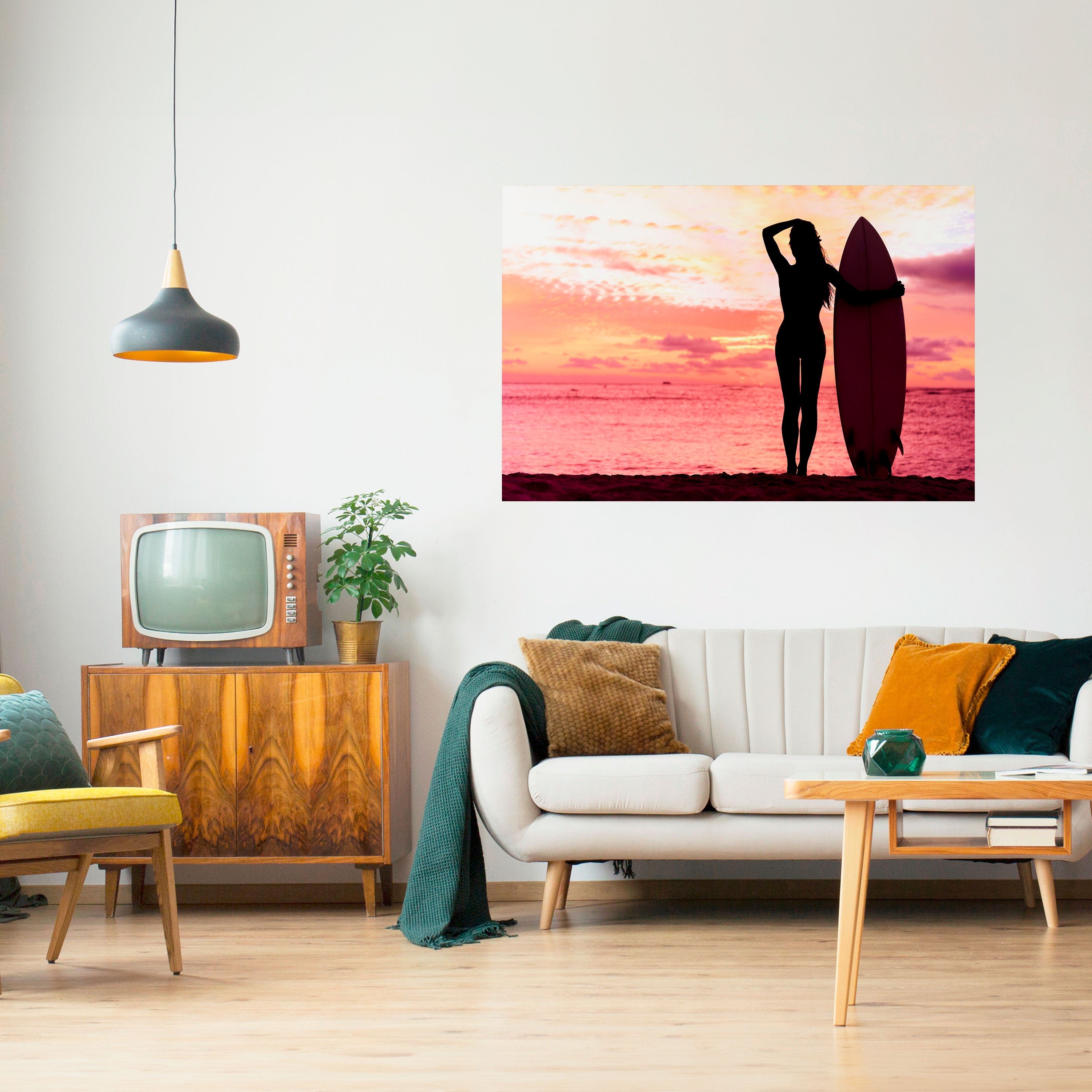 SUNSET SURF SPIRIT Naklejka/Plakat poziomy
