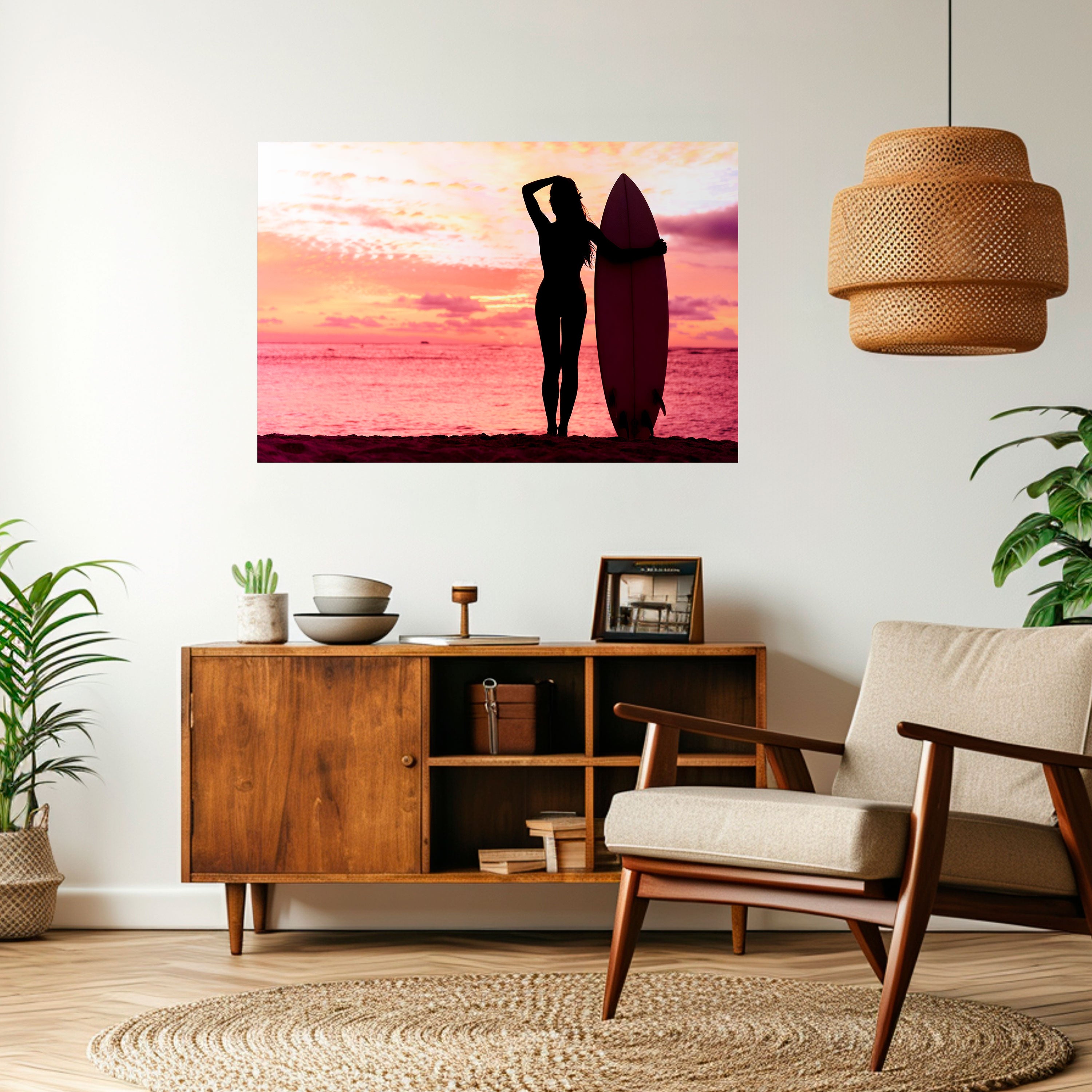 SUNSET SURF SPIRIT Naklejka/Plakat poziomy