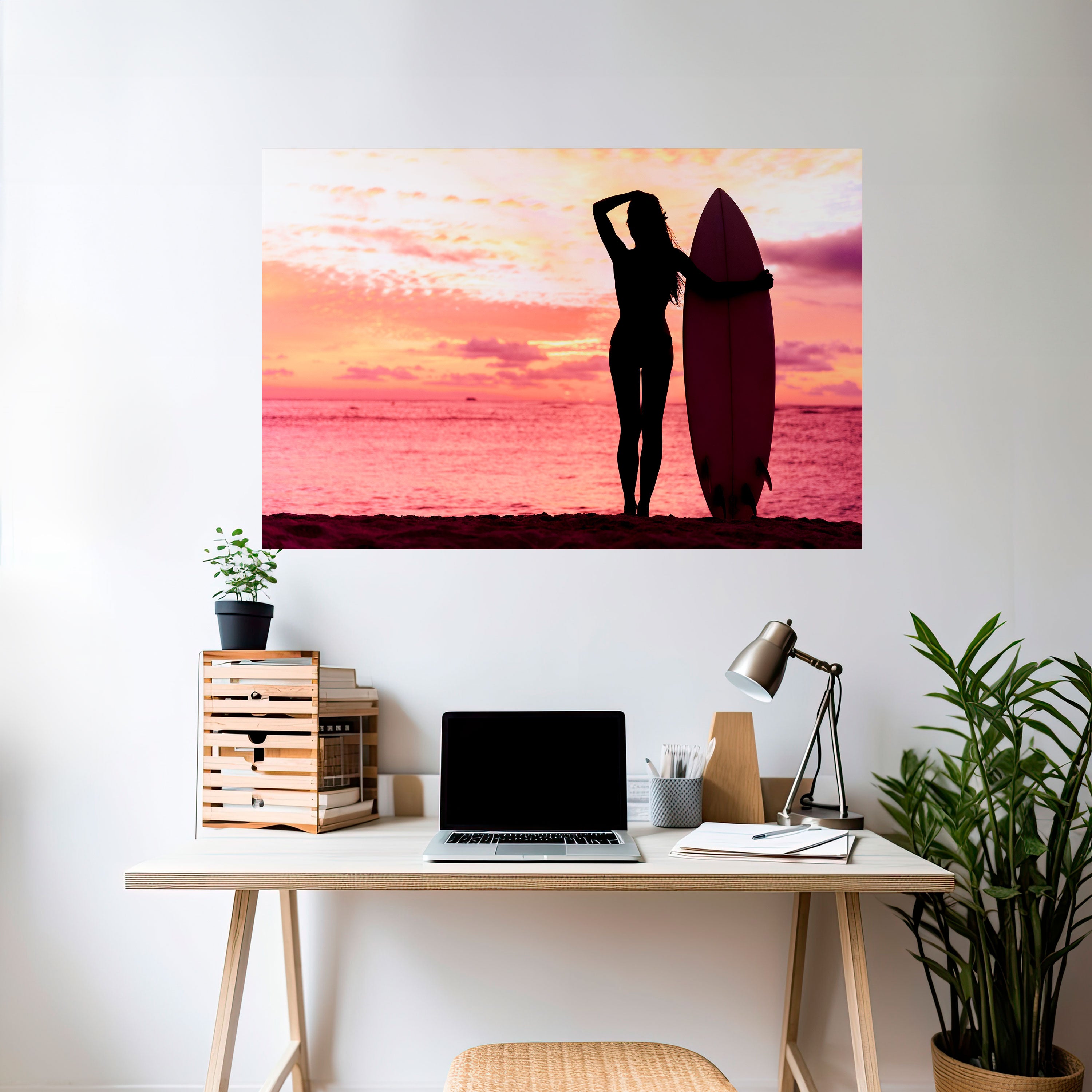 SUNSET SURF SPIRIT Naklejka/Plakat poziomy