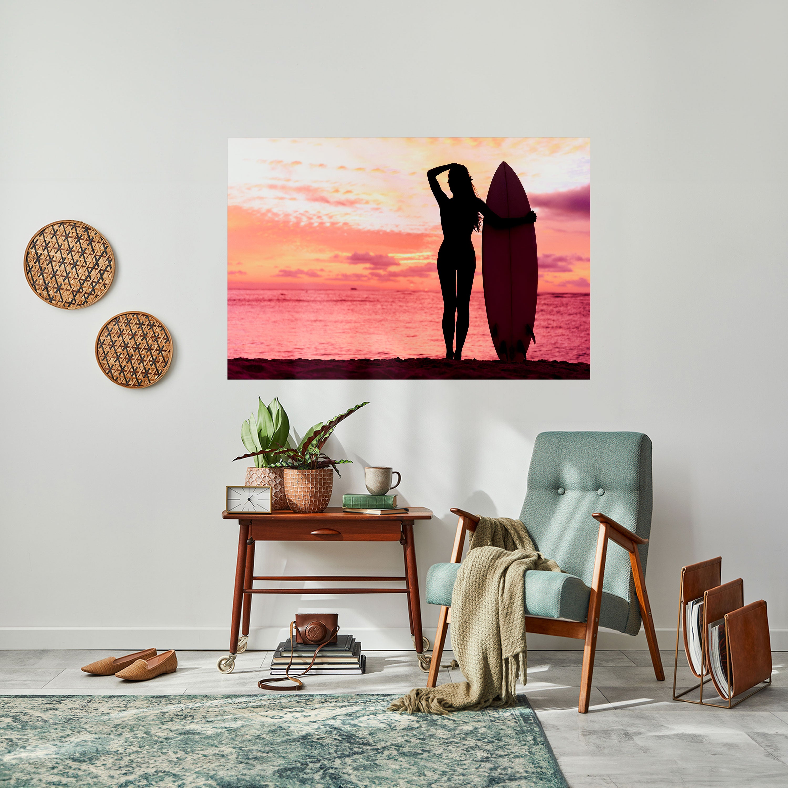 SUNSET SURF SPIRIT Naklejka/Plakat poziomy
