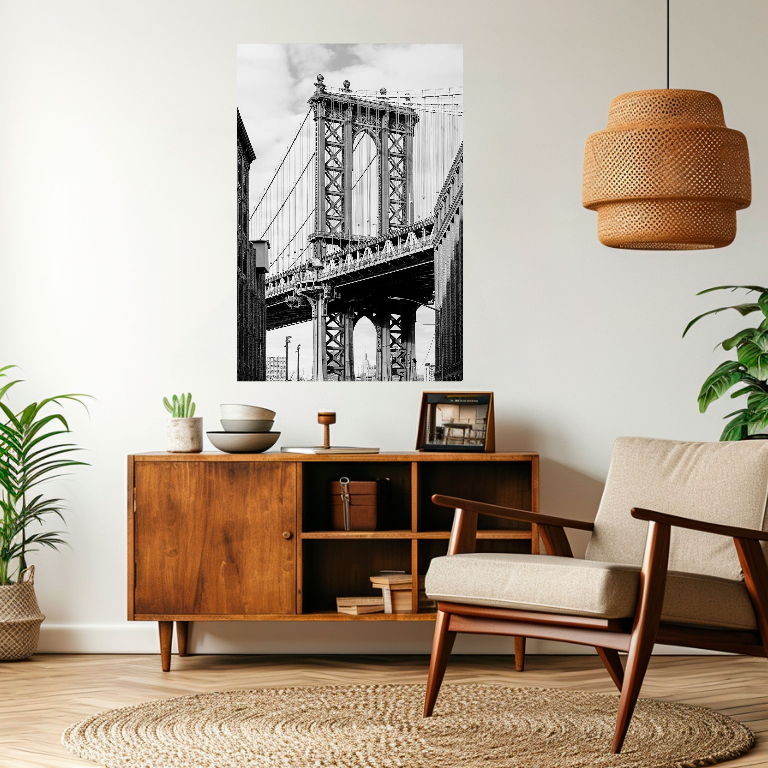 BRIDGE OF TIME Naklejka/Plakat pionowy