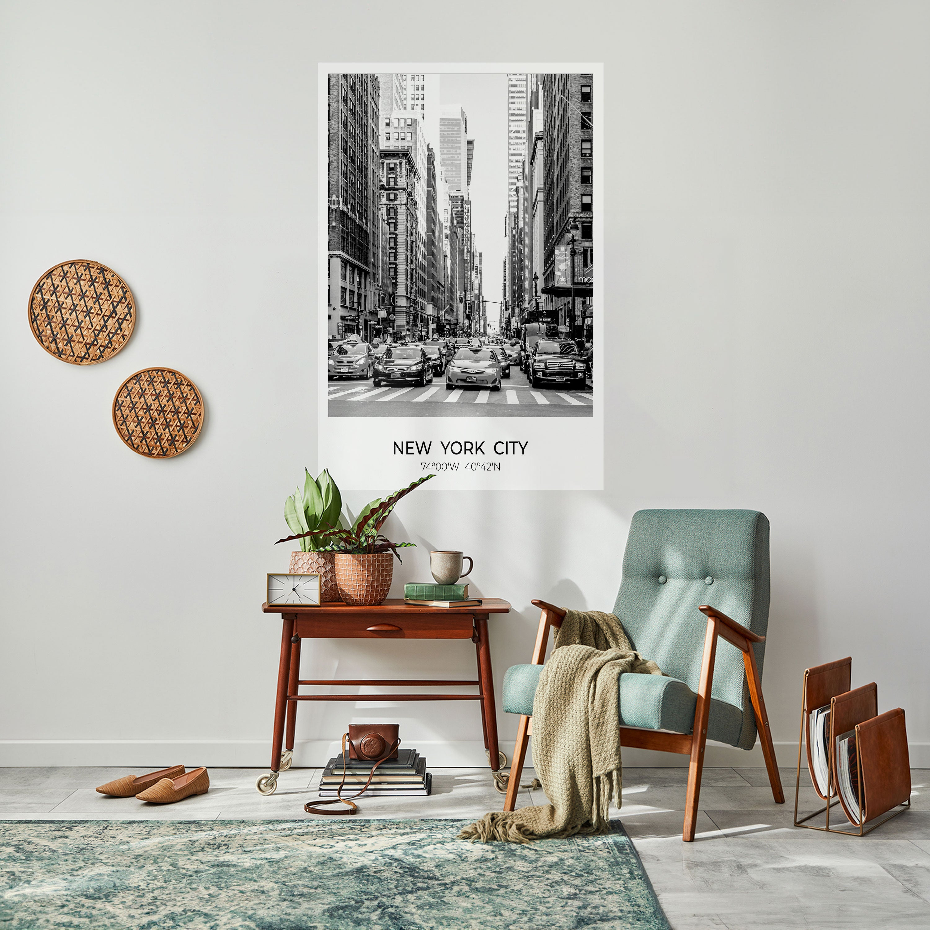 TIMELESS NEW YORK VIBES Naklejka/Plakat pionowy