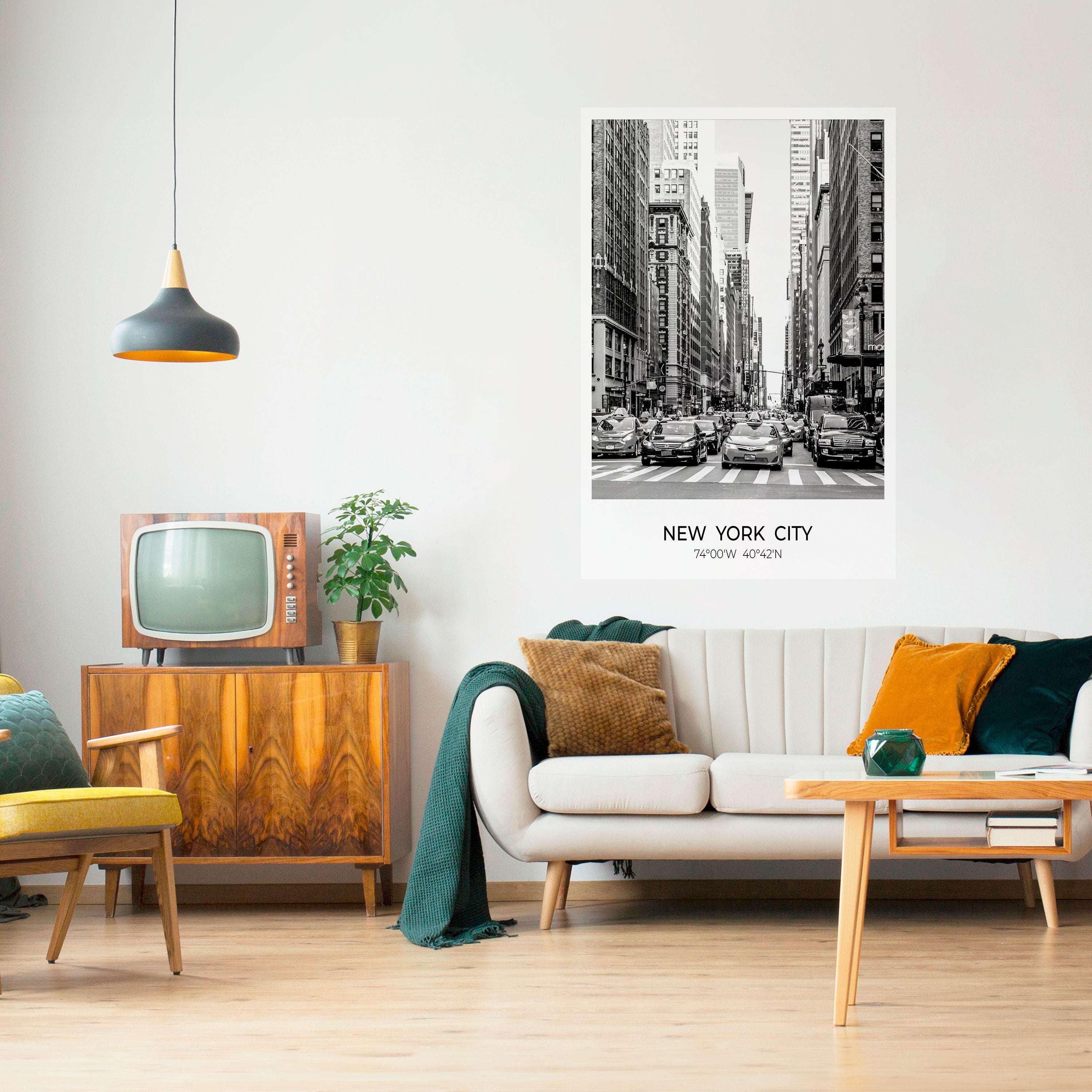TIMELESS NEW YORK VIBES Naklejka/Plakat pionowy