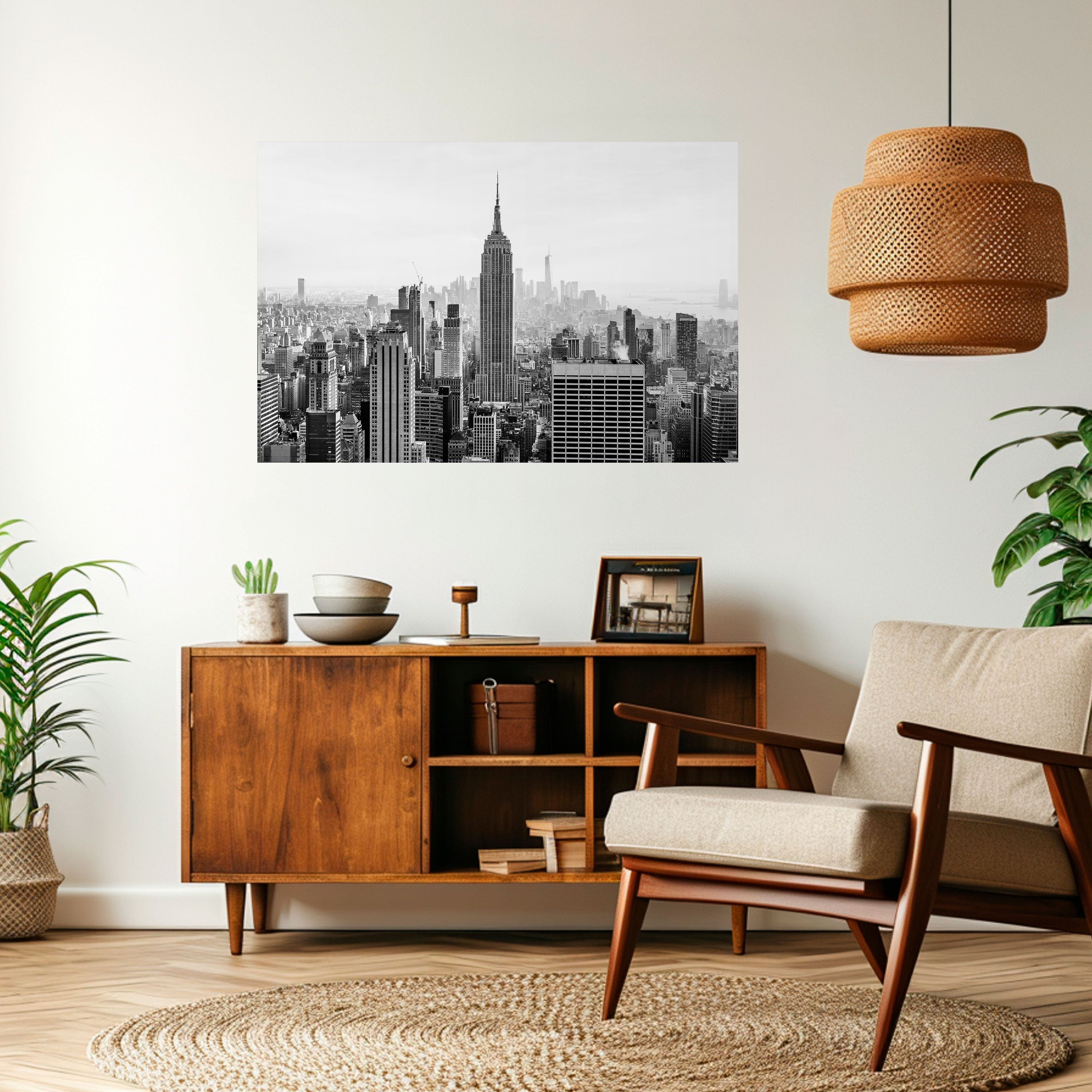 EMPIRE STATE BUILDING Naklejka/Plakat poziomy