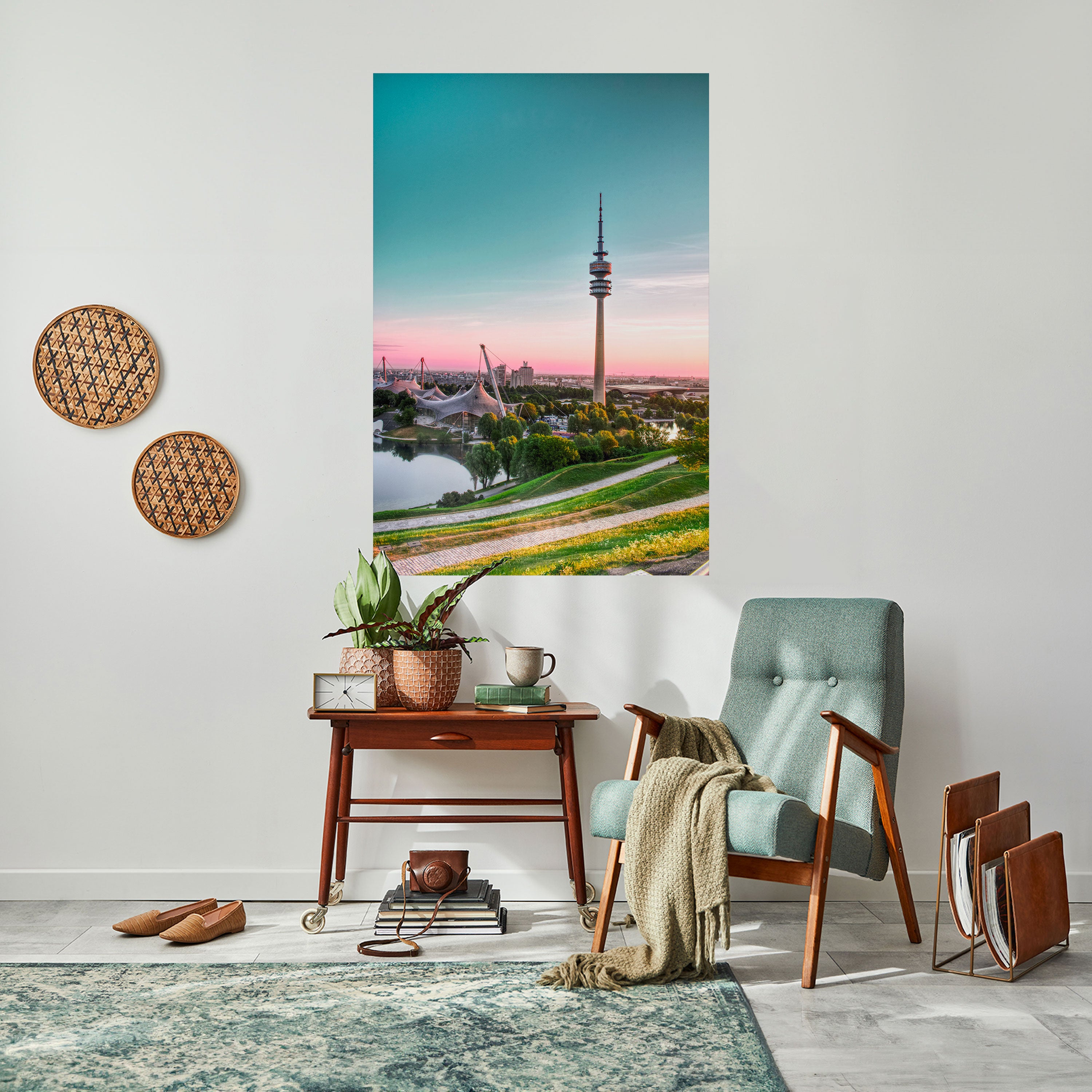 TOWERING DREAMSCAPE Naklejka/Plakat pionowy