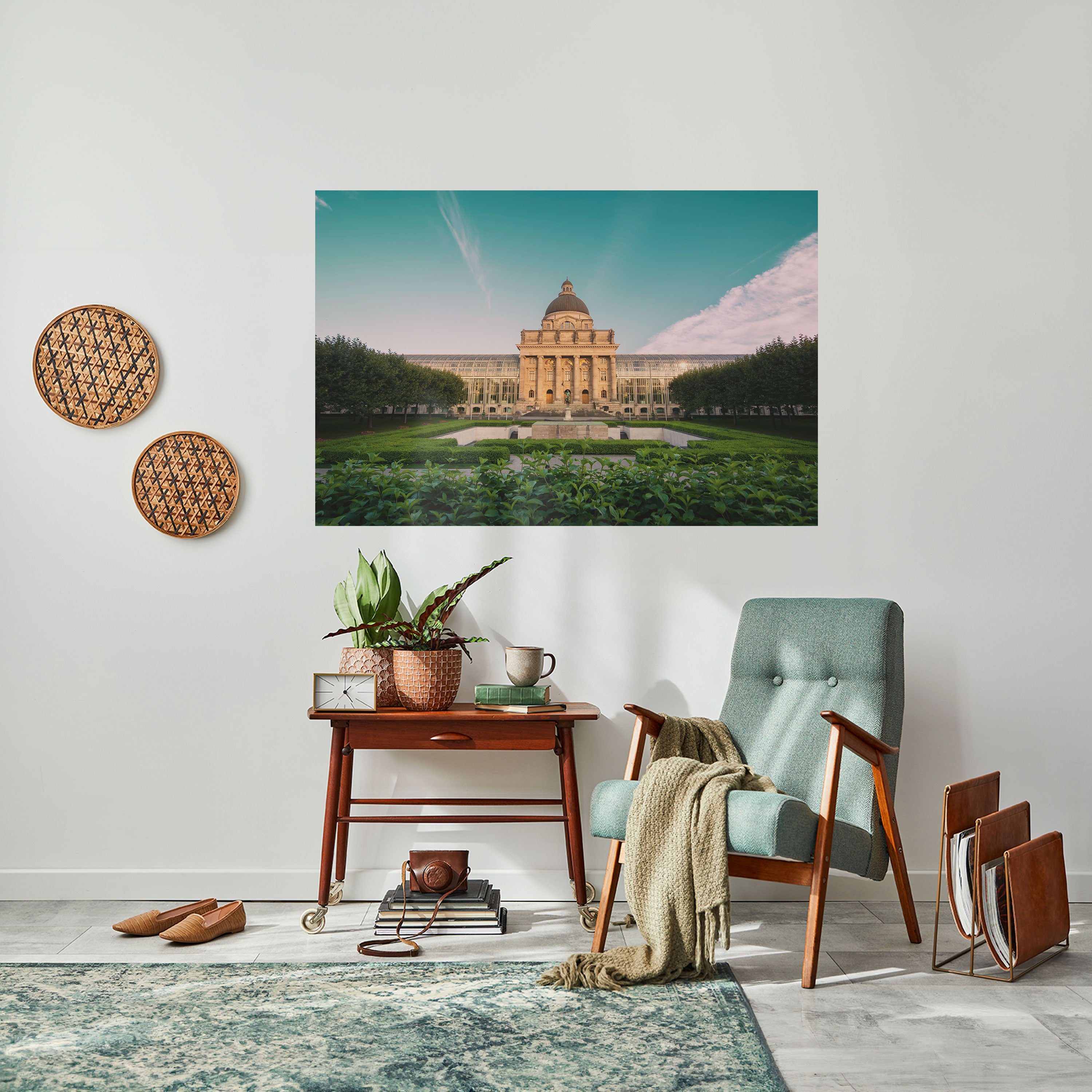 TRANQUIL PALACE VIEW Naklejka/Plakat poziomy