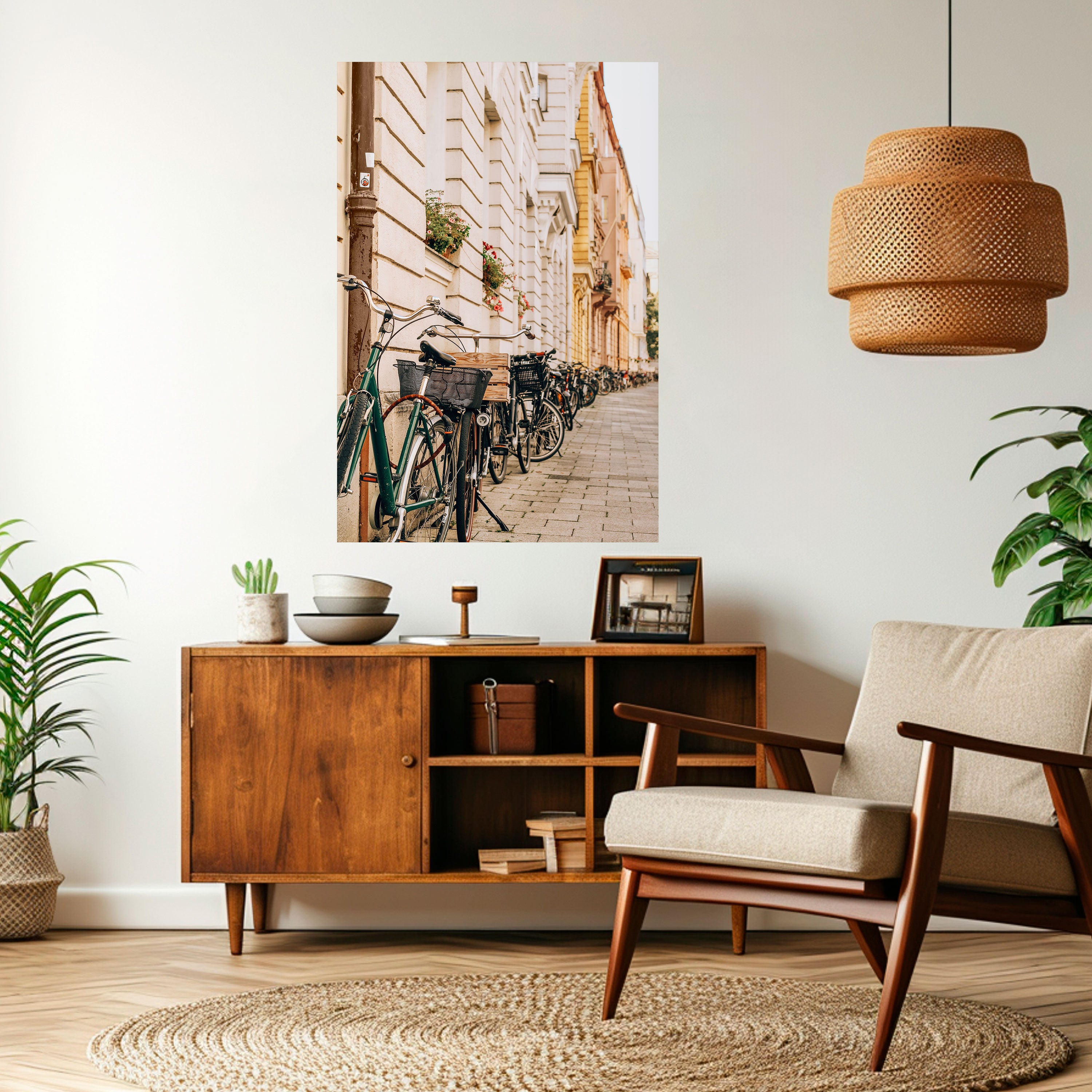 URBAN CYCLE HAVEN Naklejka/Plakat pionowy