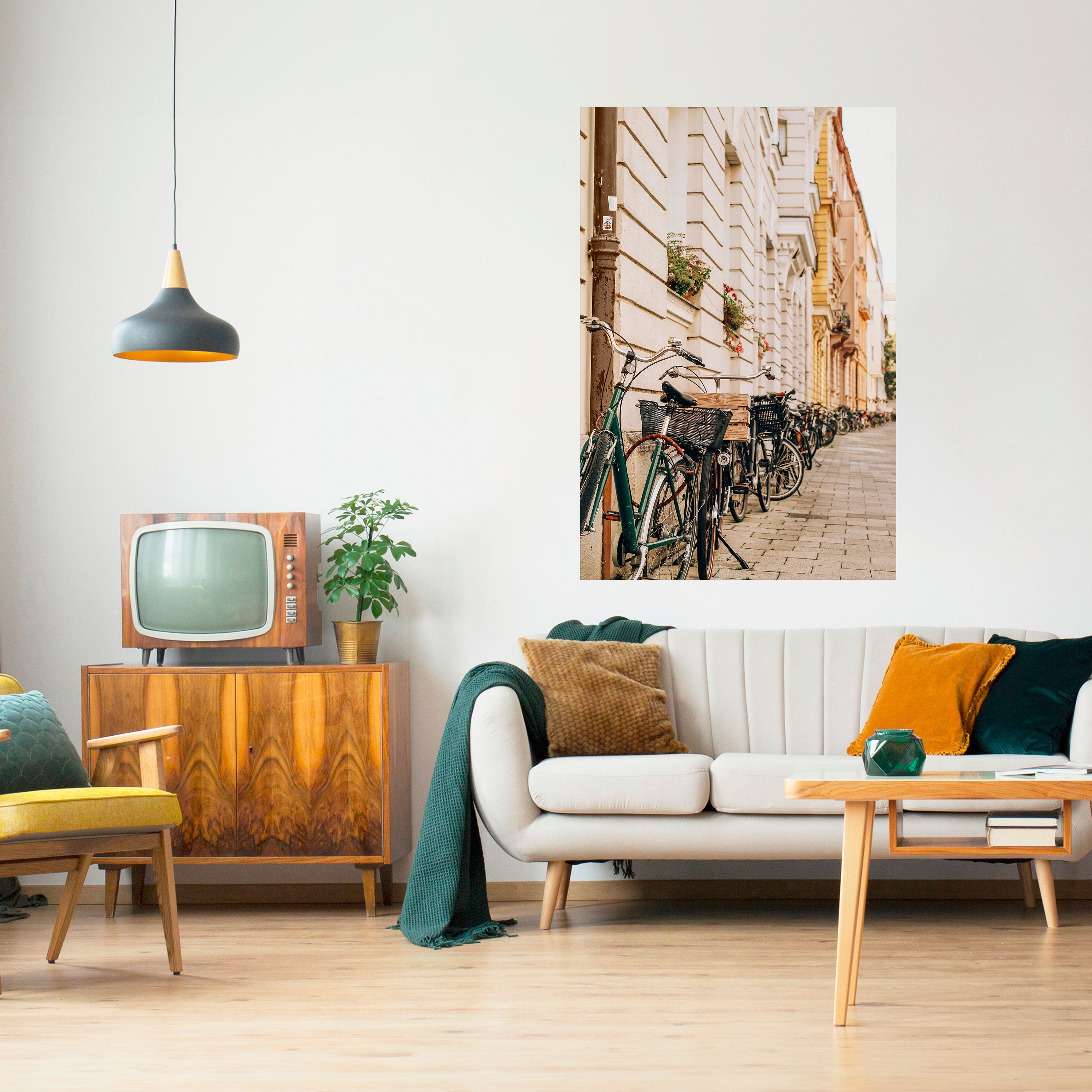URBAN CYCLE HAVEN Naklejka/Plakat pionowy