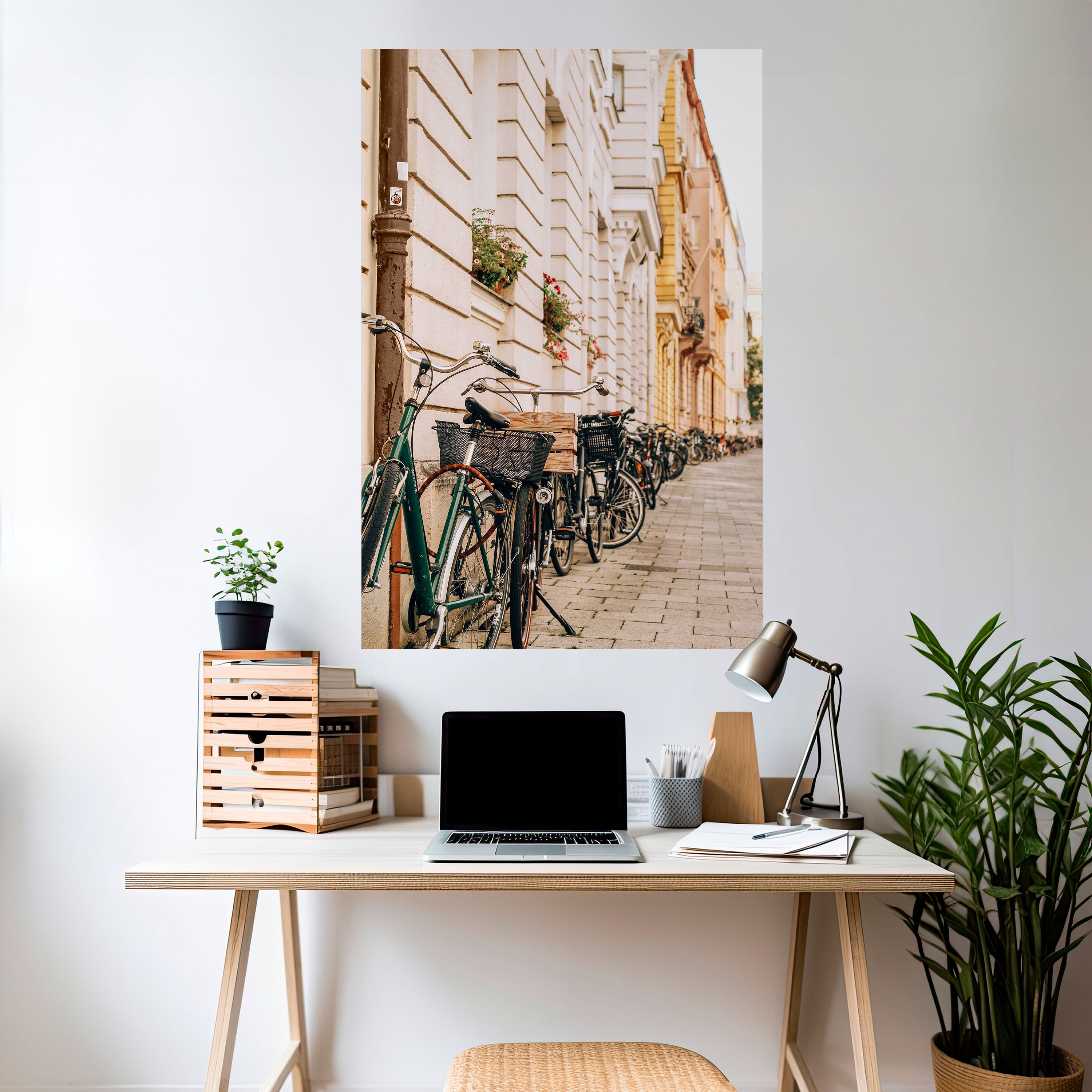 URBAN CYCLE HAVEN Naklejka/Plakat pionowy