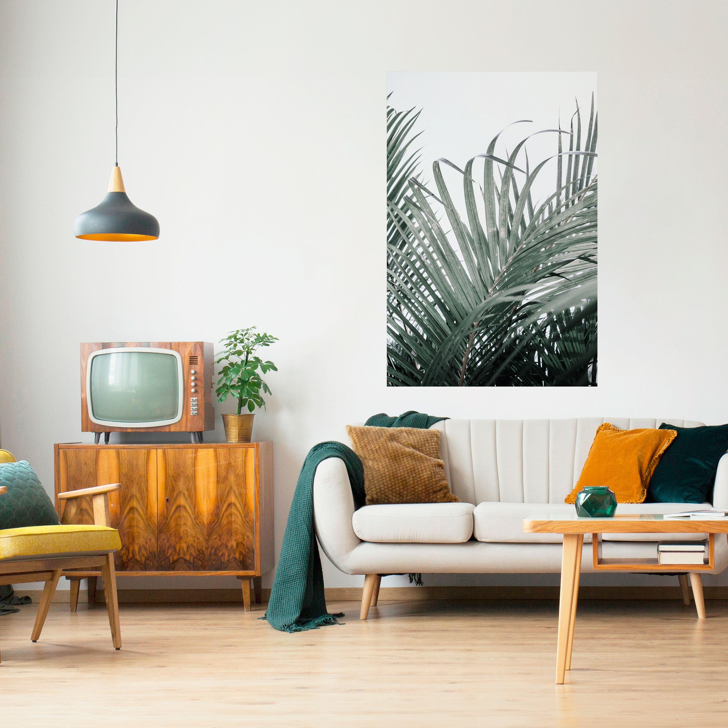 PALM WHISPERS Naklejka/Plakat pionowy