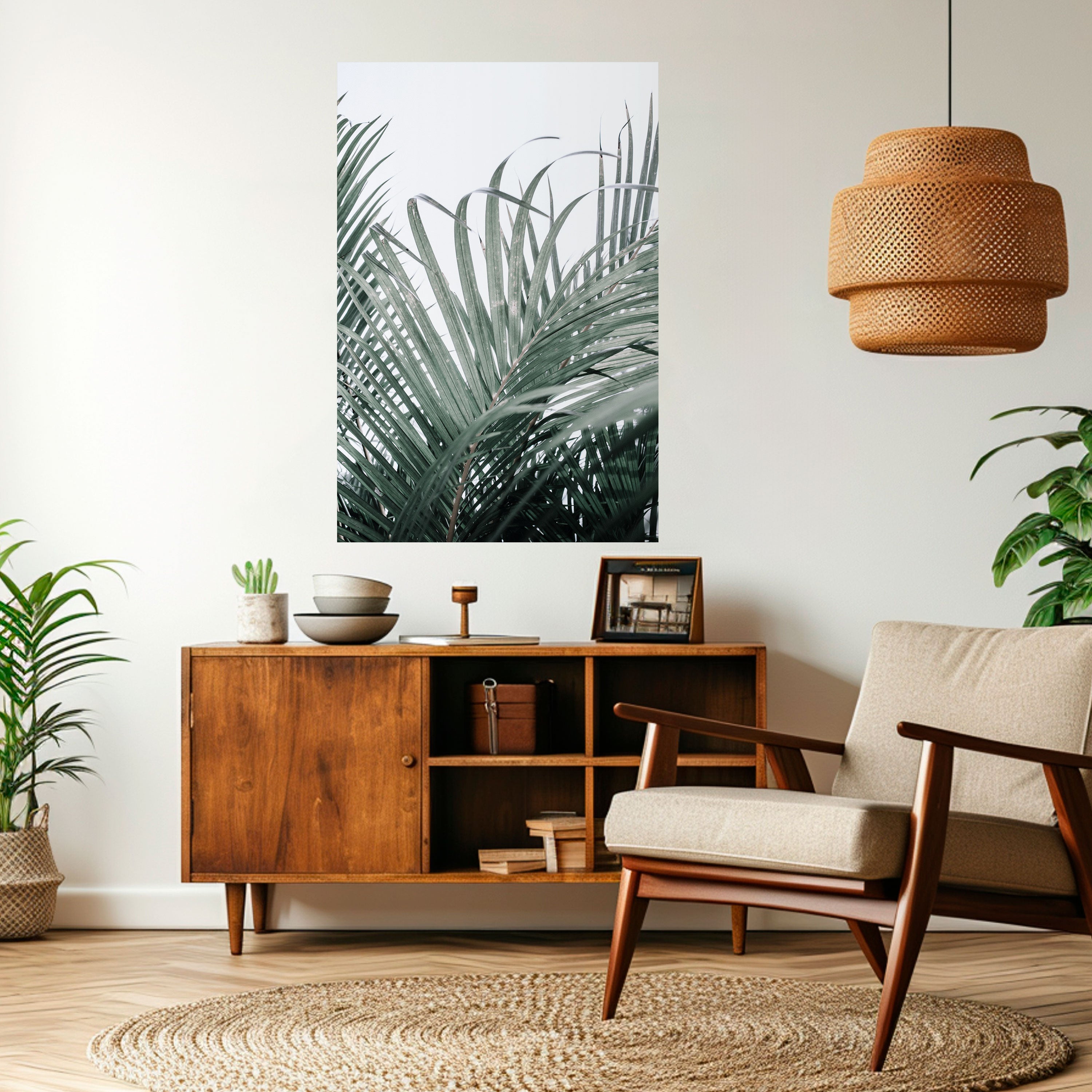 PALM WHISPERS Naklejka/Plakat pionowy