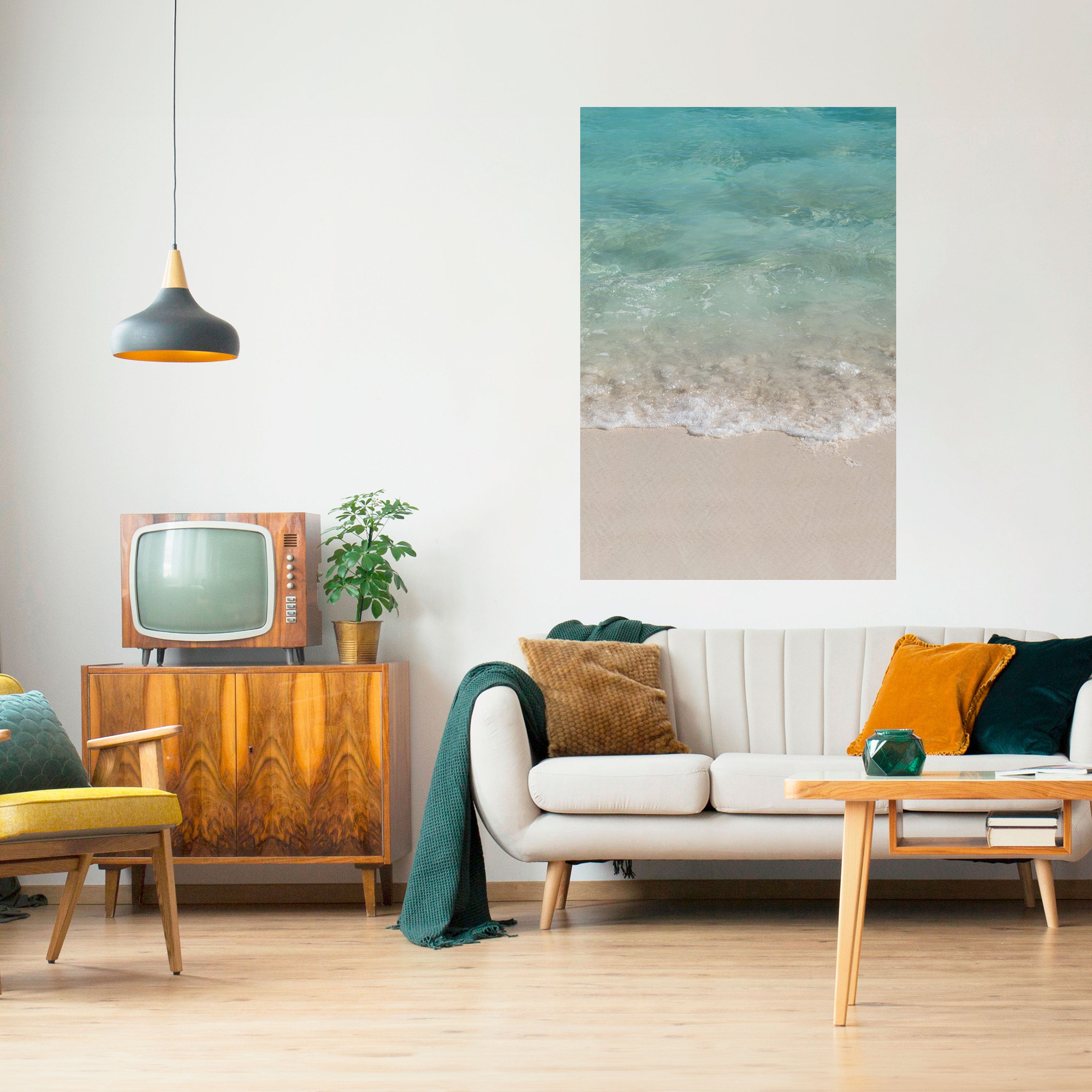 SERENITY BY THE SHORE Naklejka/Plakat pionowy