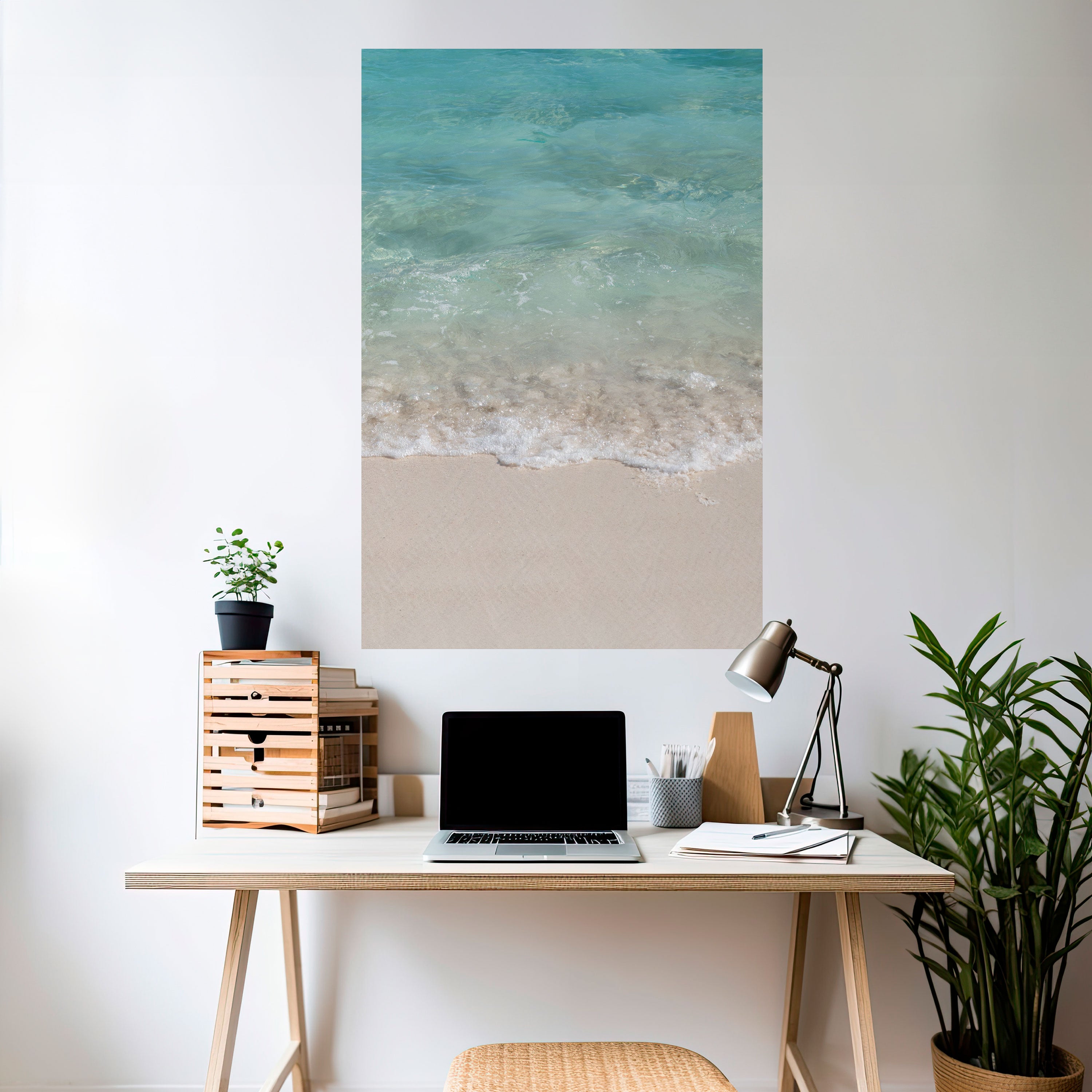 SERENITY BY THE SHORE Naklejka/Plakat pionowy