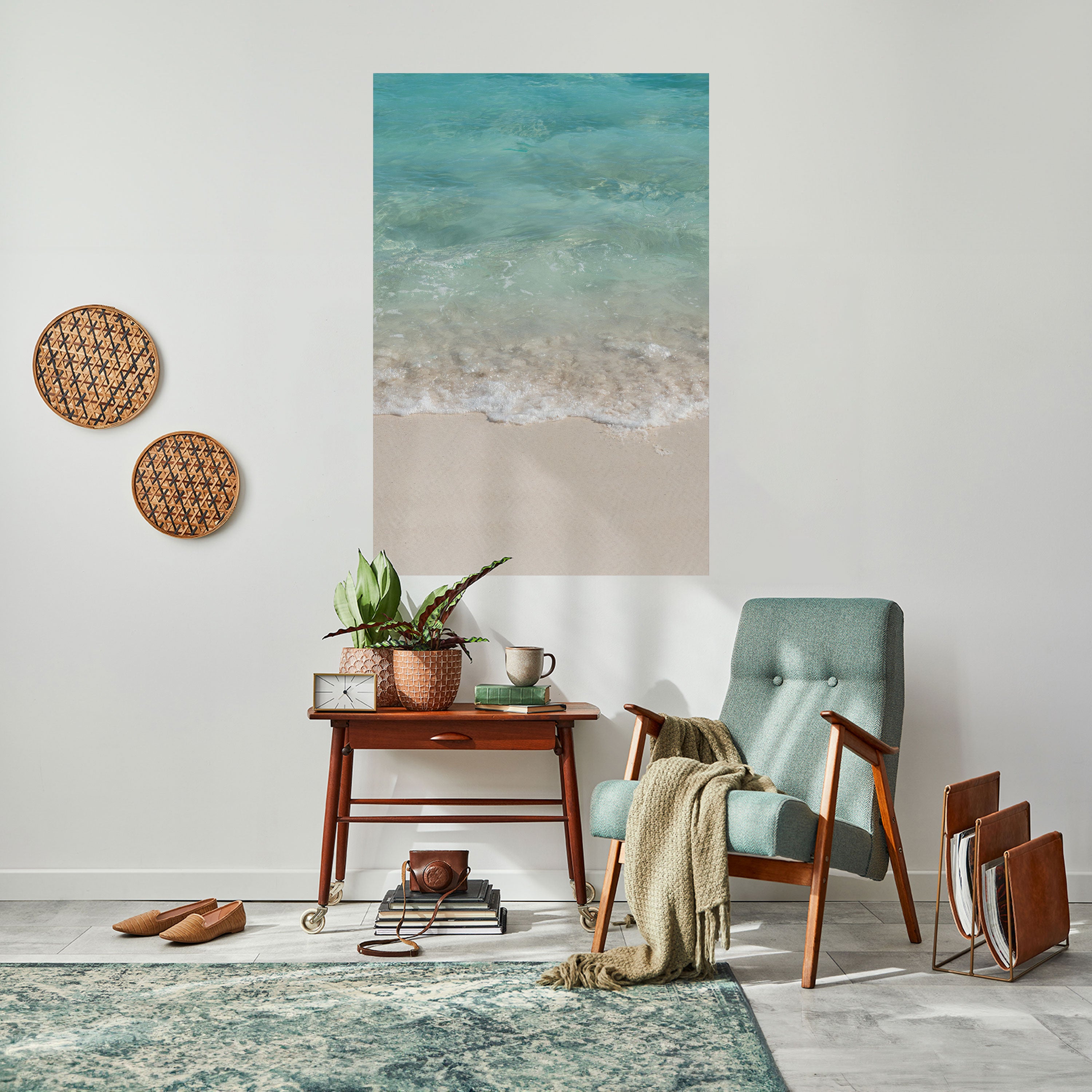 SERENITY BY THE SHORE Naklejka/Plakat pionowy
