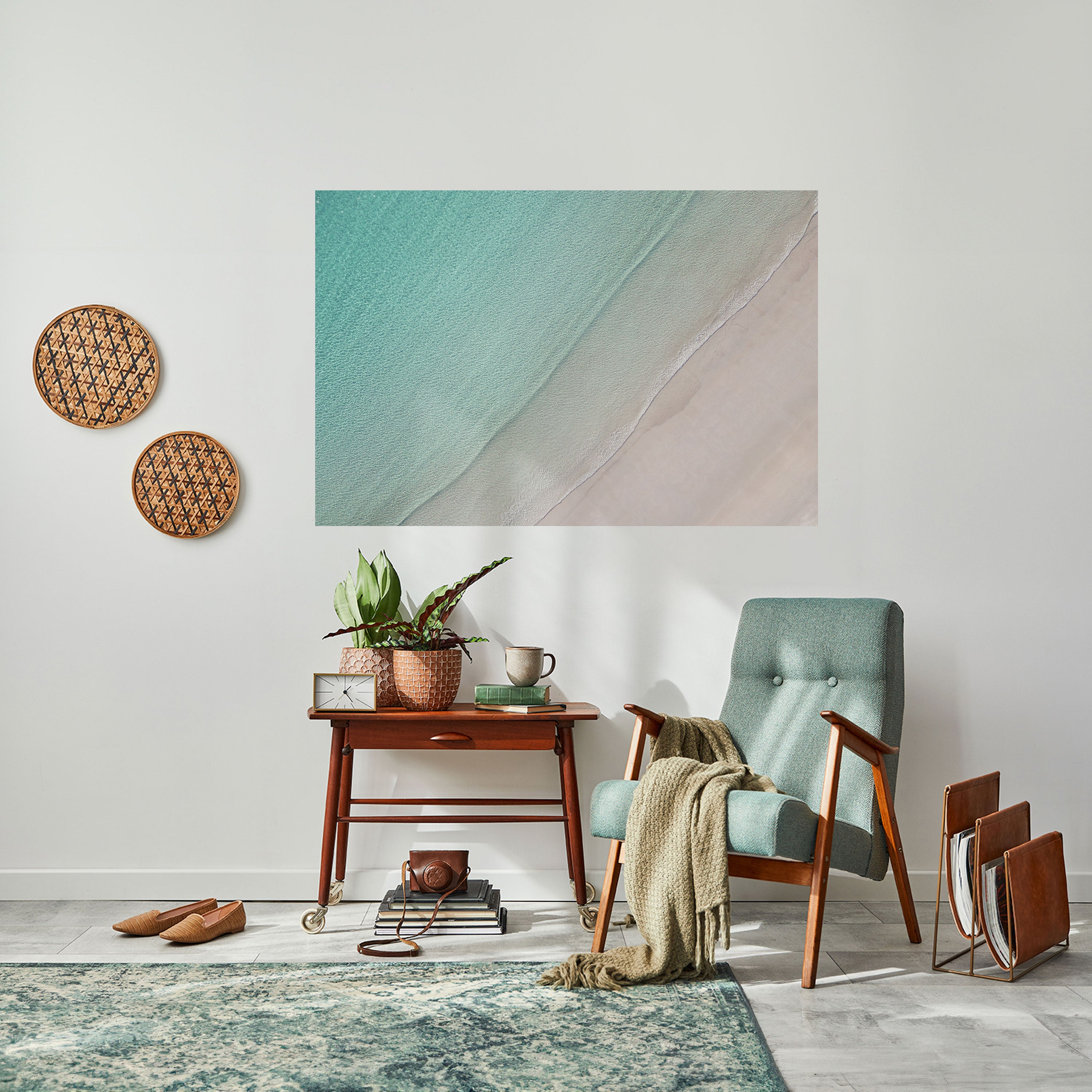 COASTAL CALM ARTISTRY Naklejka/Plakat poziomy