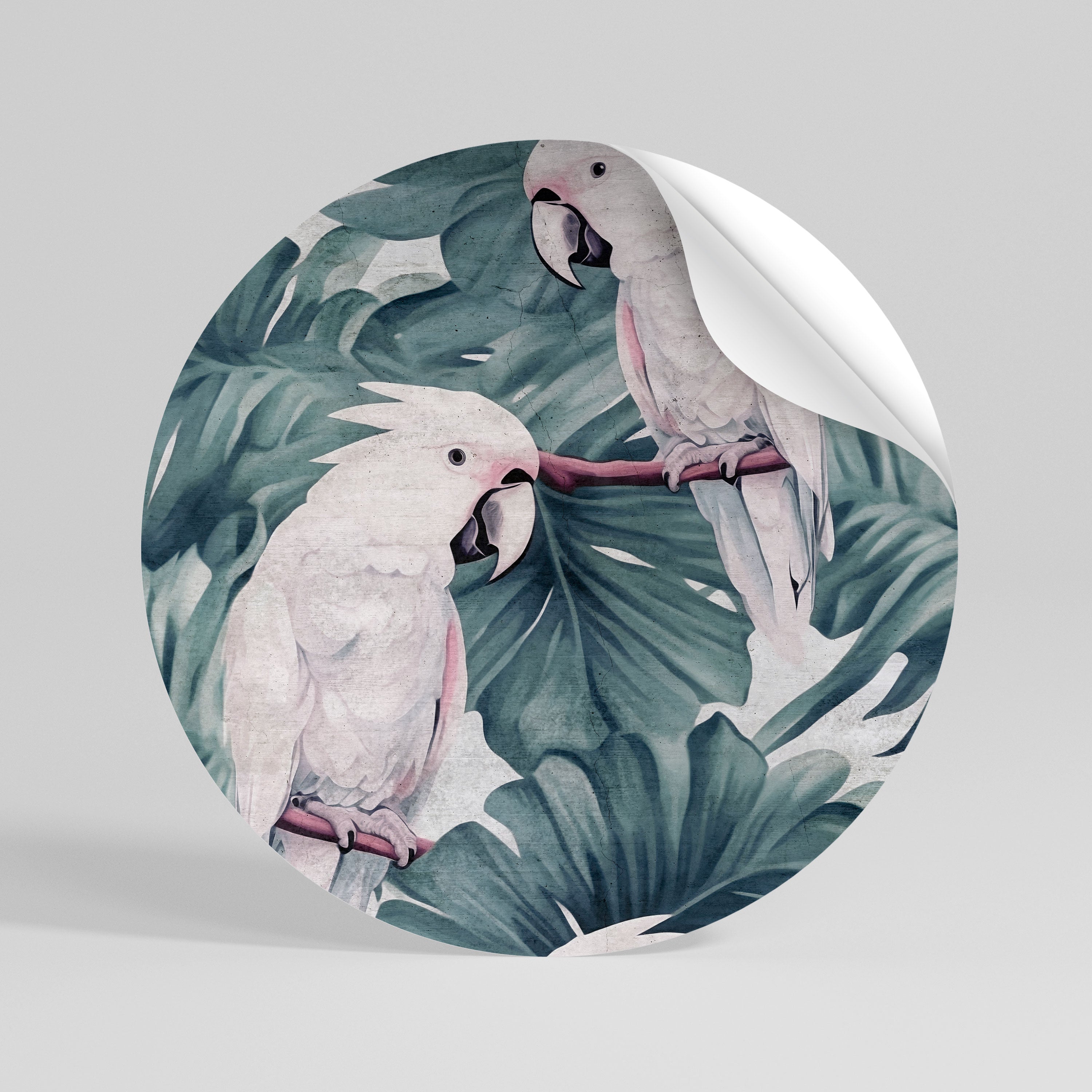 POPINJAY LOOK Naklejka - okrągła