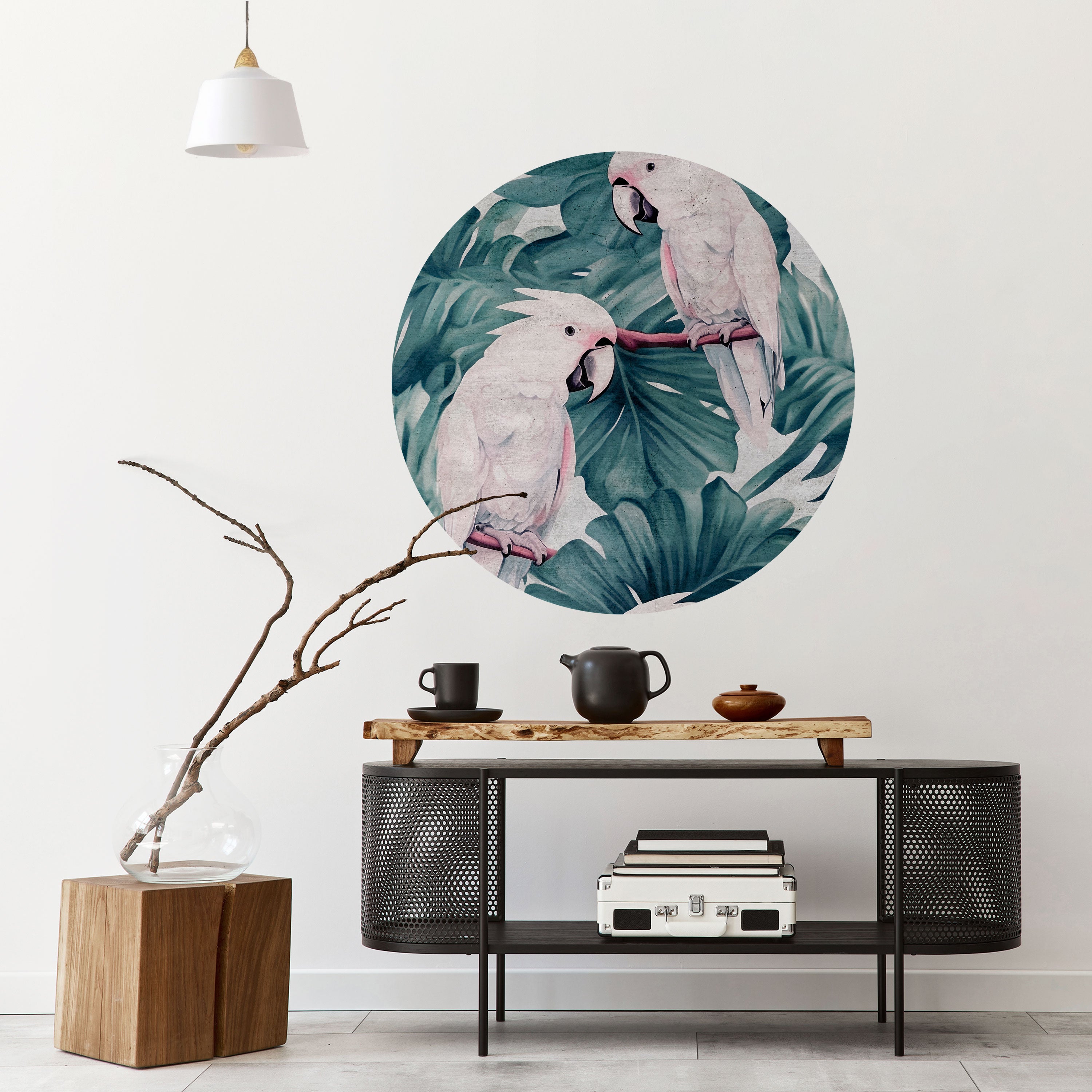 POPINJAY LOOK Naklejka okrągła