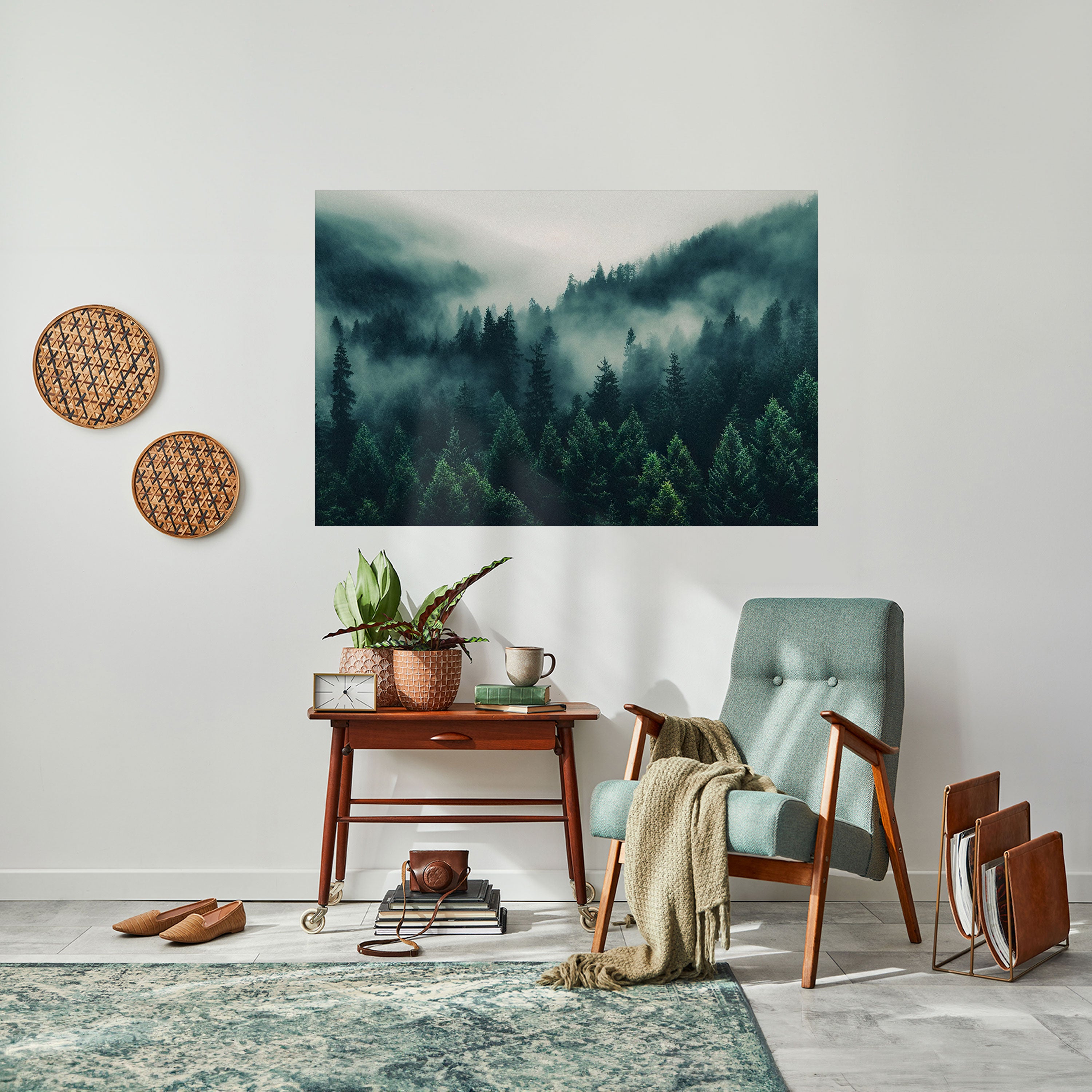MYSTICAL FOREST WHISPERS Naklejka/Plakat poziomy