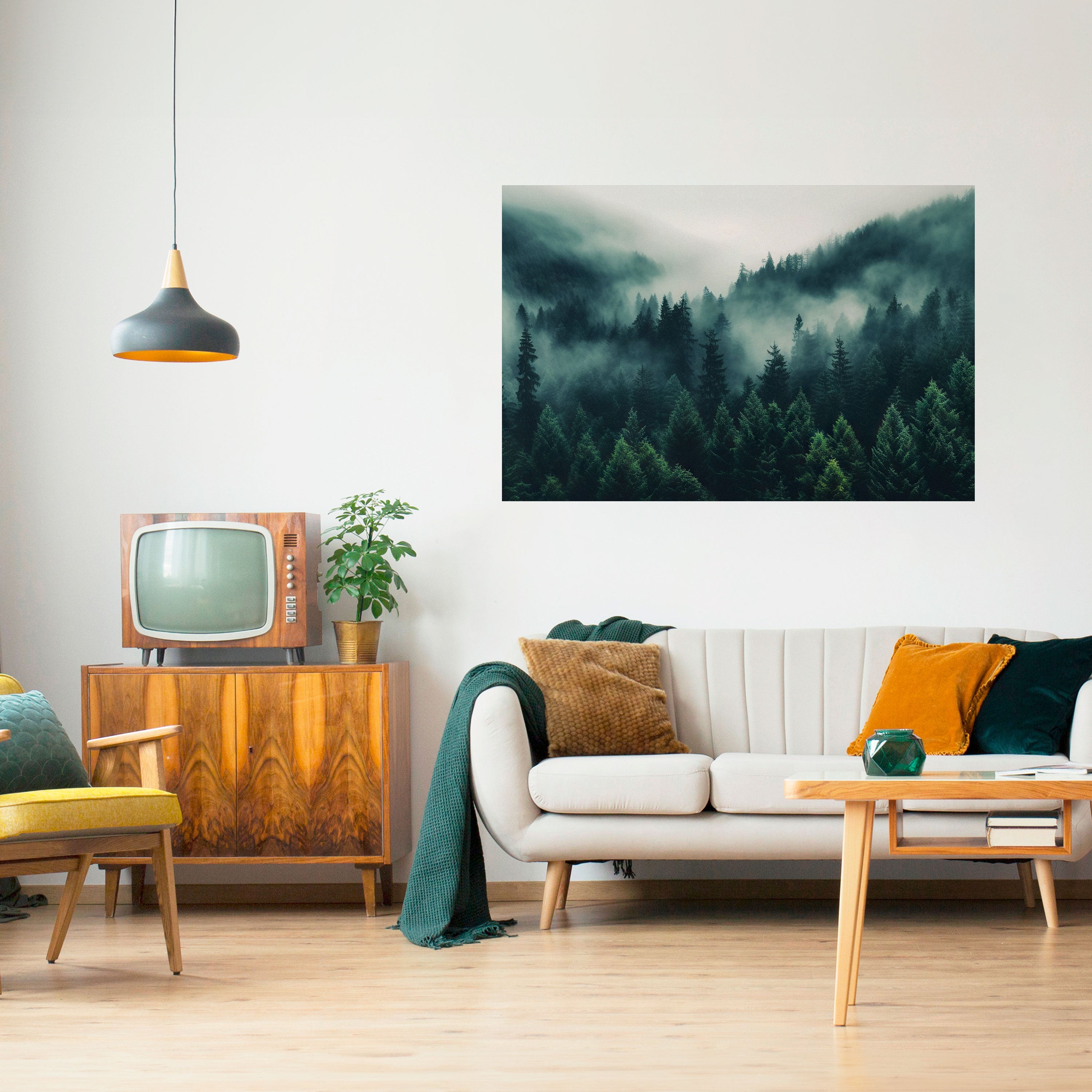 MYSTICAL FOREST WHISPERS Naklejka/Plakat poziomy