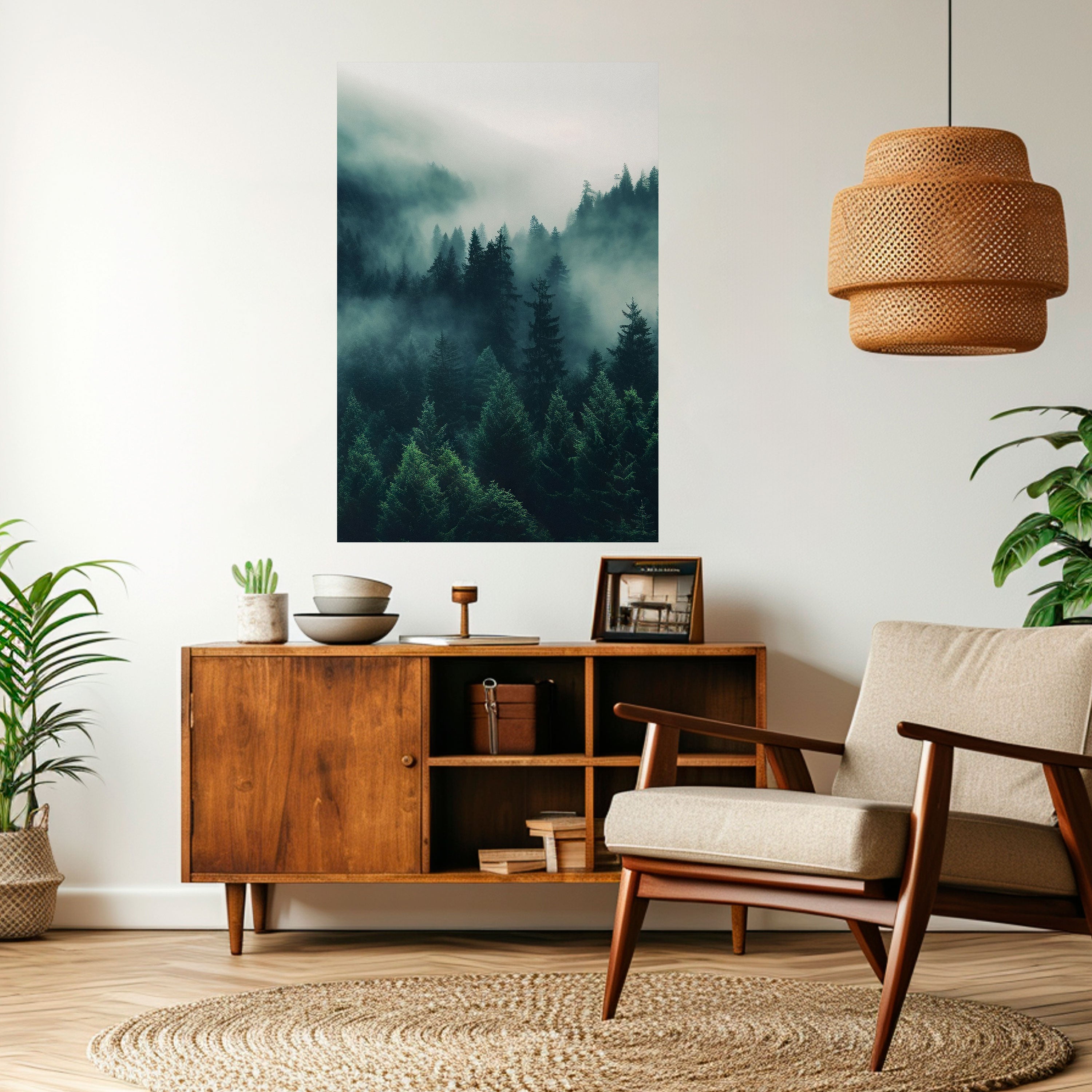 MYSTICAL FOREST WHISPERS Naklejka/Plakat pionowy