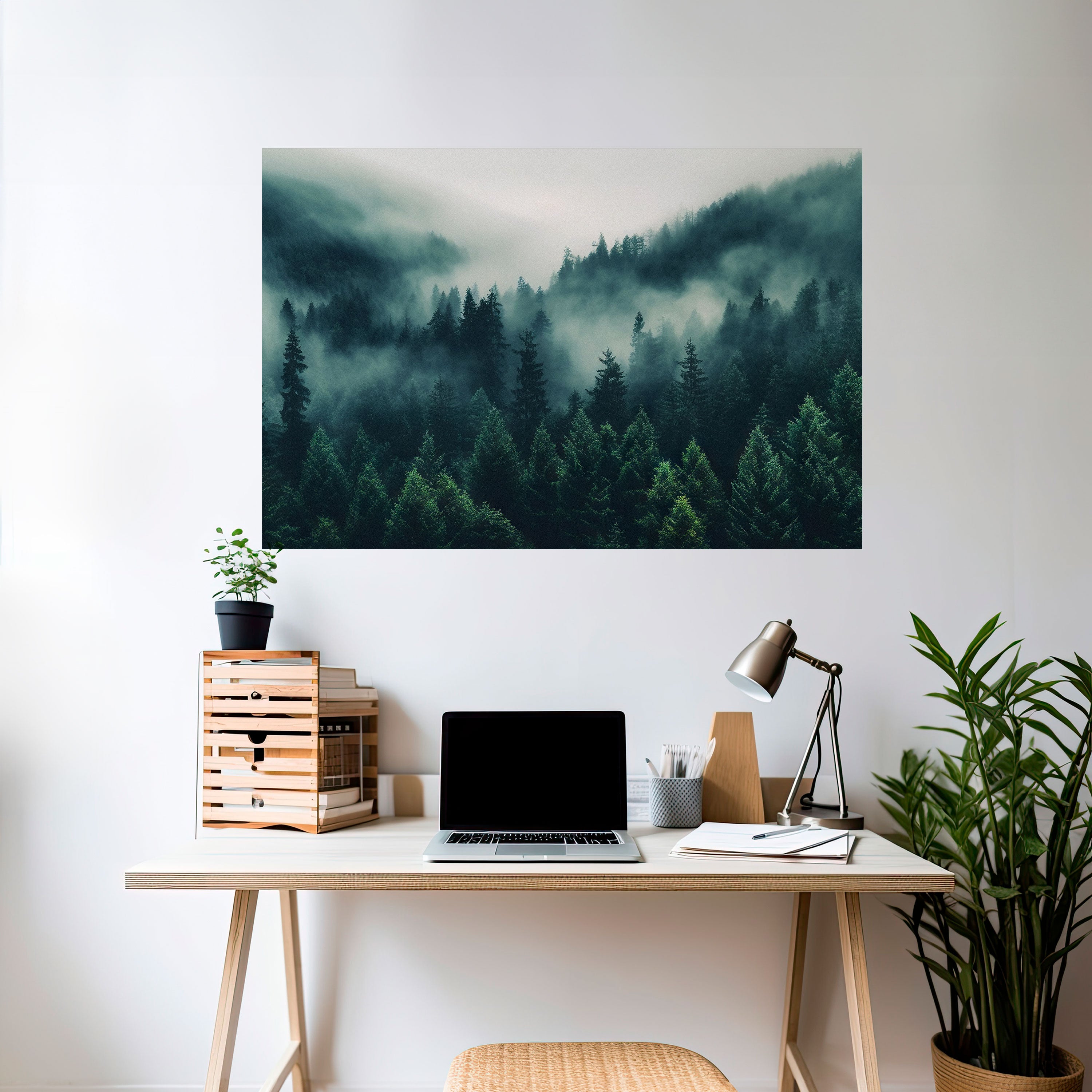 MYSTICAL FOREST WHISPERS Naklejka/Plakat poziomy