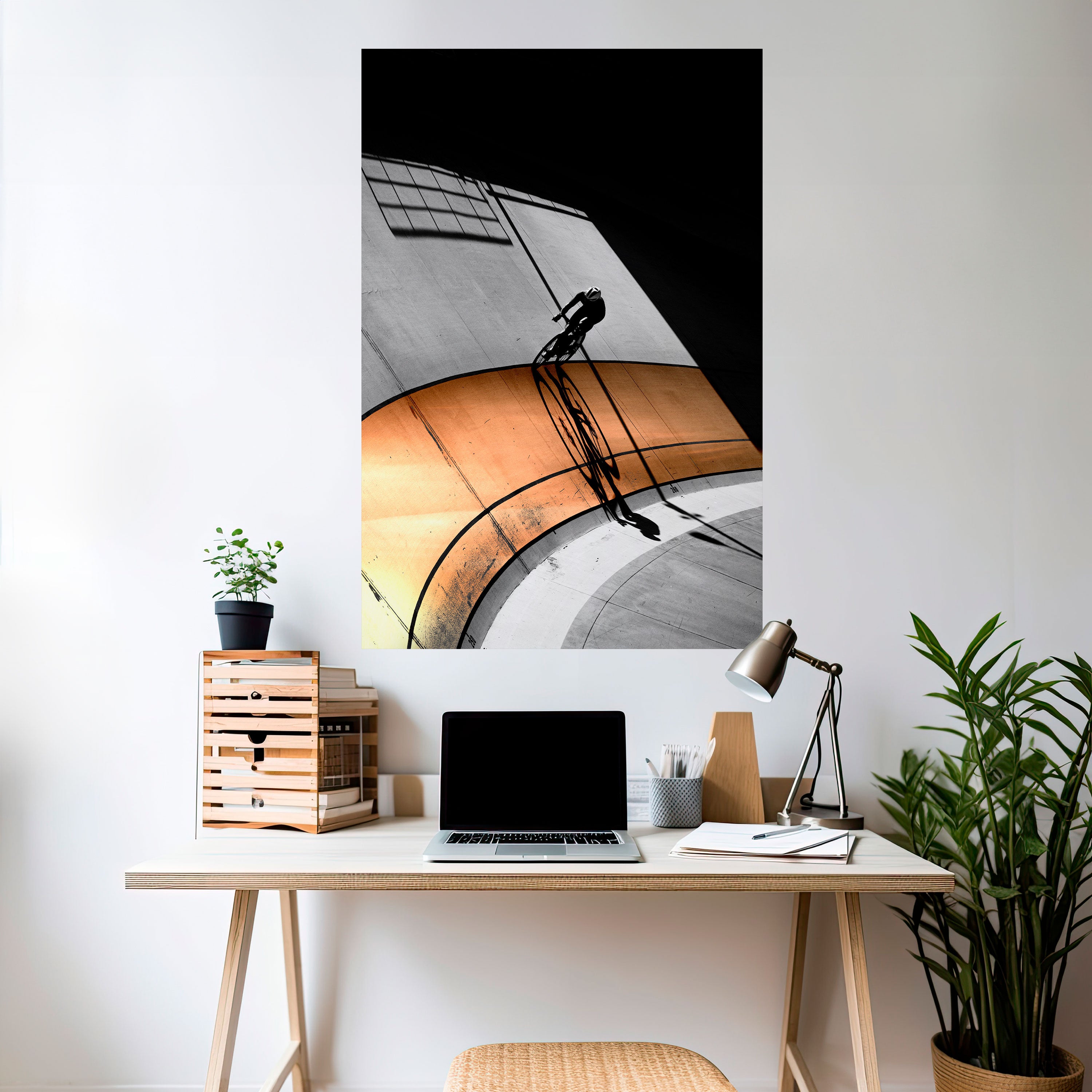 ORANGE ARC AMBIENCE Naklejka/Plakat pionowy