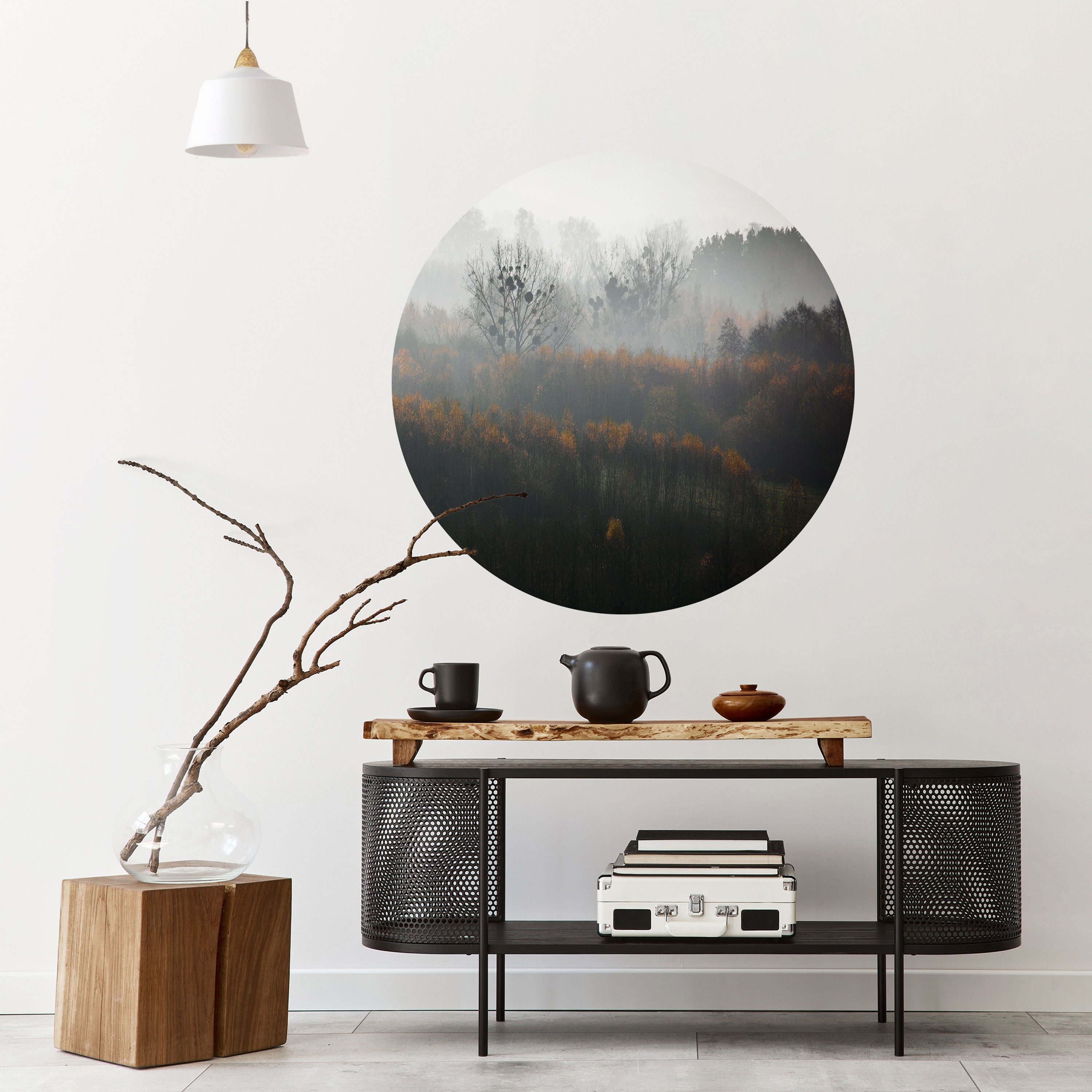 AUTUMNAL HAZE Naklejka okrągła