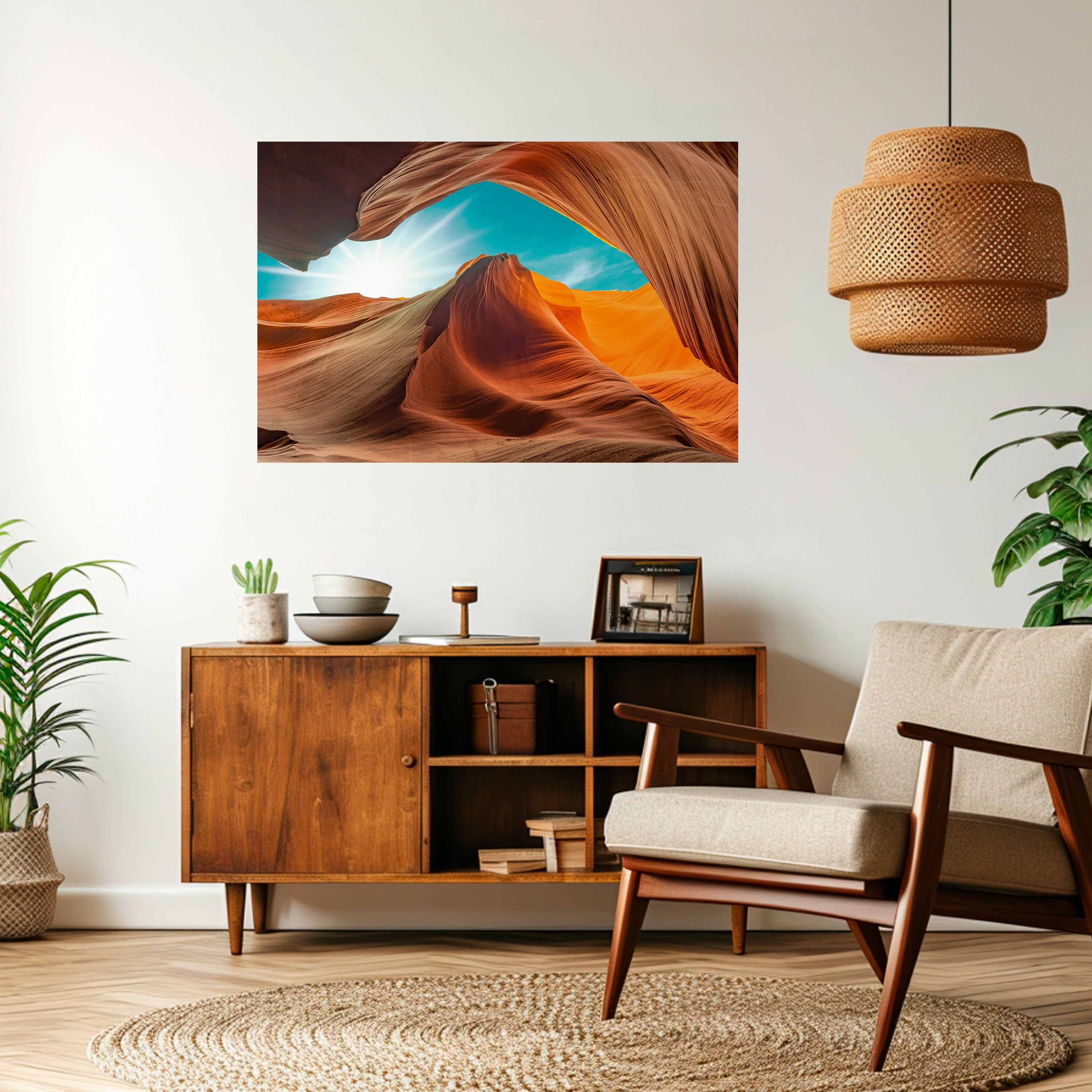 THE CANYON'S WHISPER Naklejka/Plakat poziomy