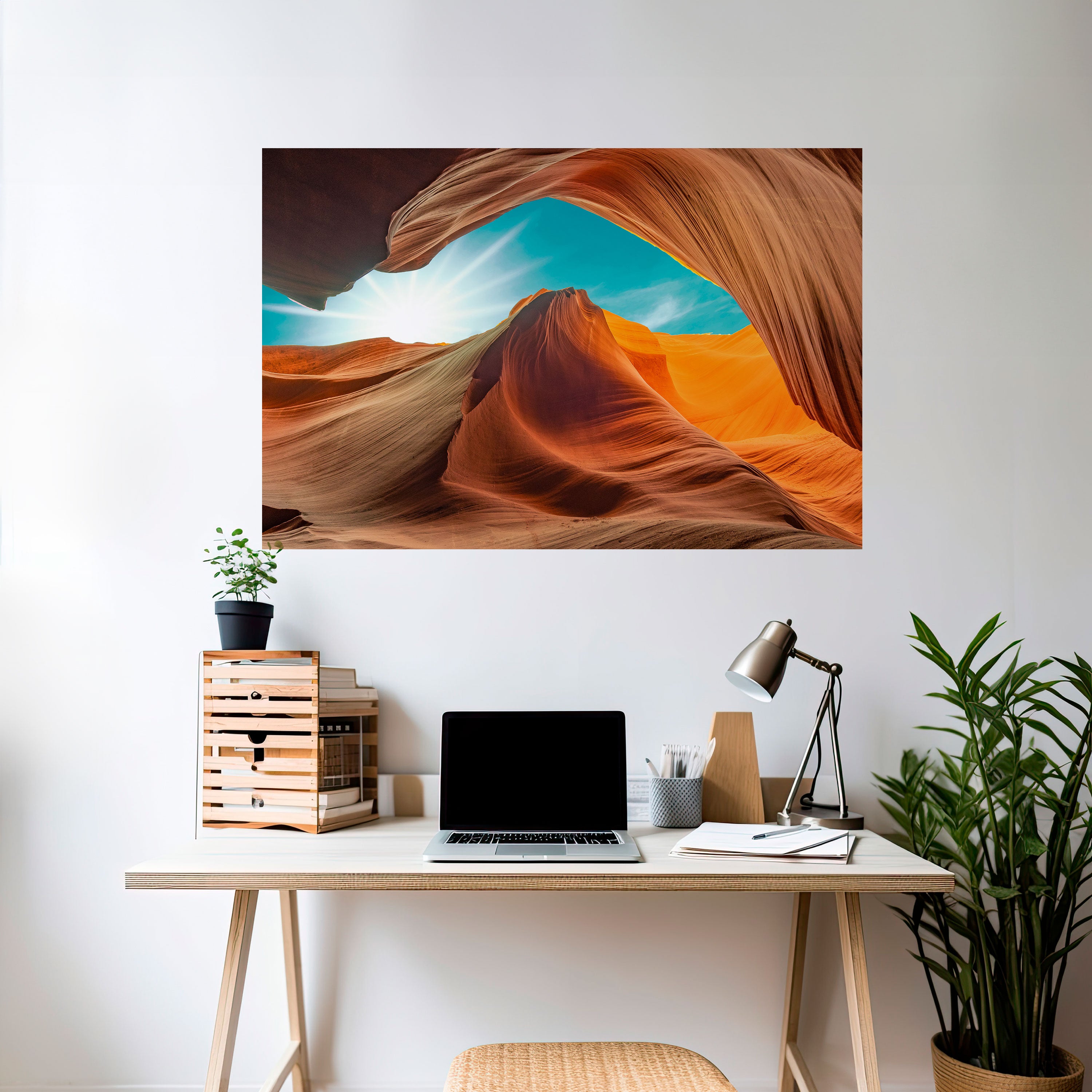 THE CANYON'S WHISPER Naklejka/Plakat poziomy