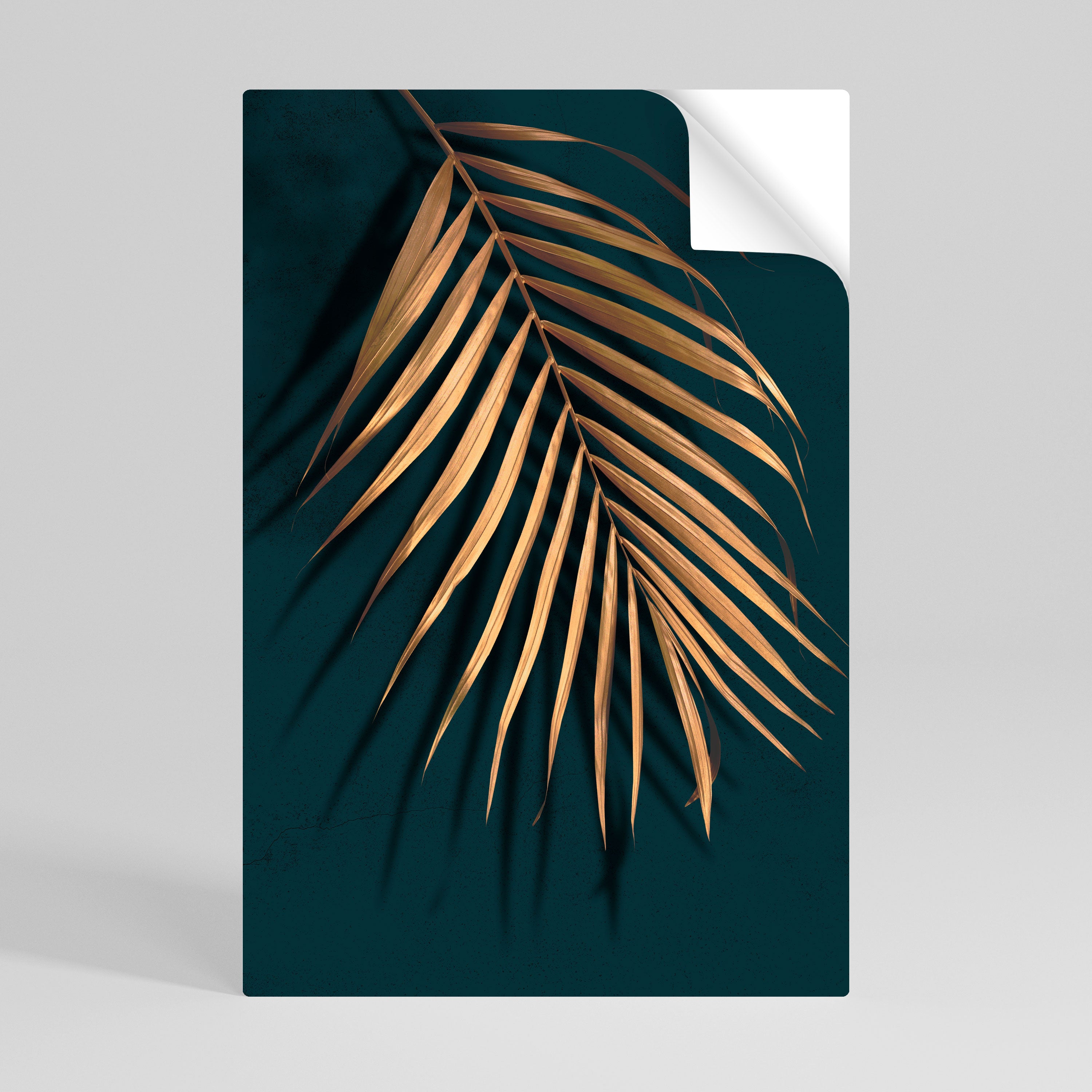 GOLDEN PALM WHISPERS Naklejka/Plakat pionowy