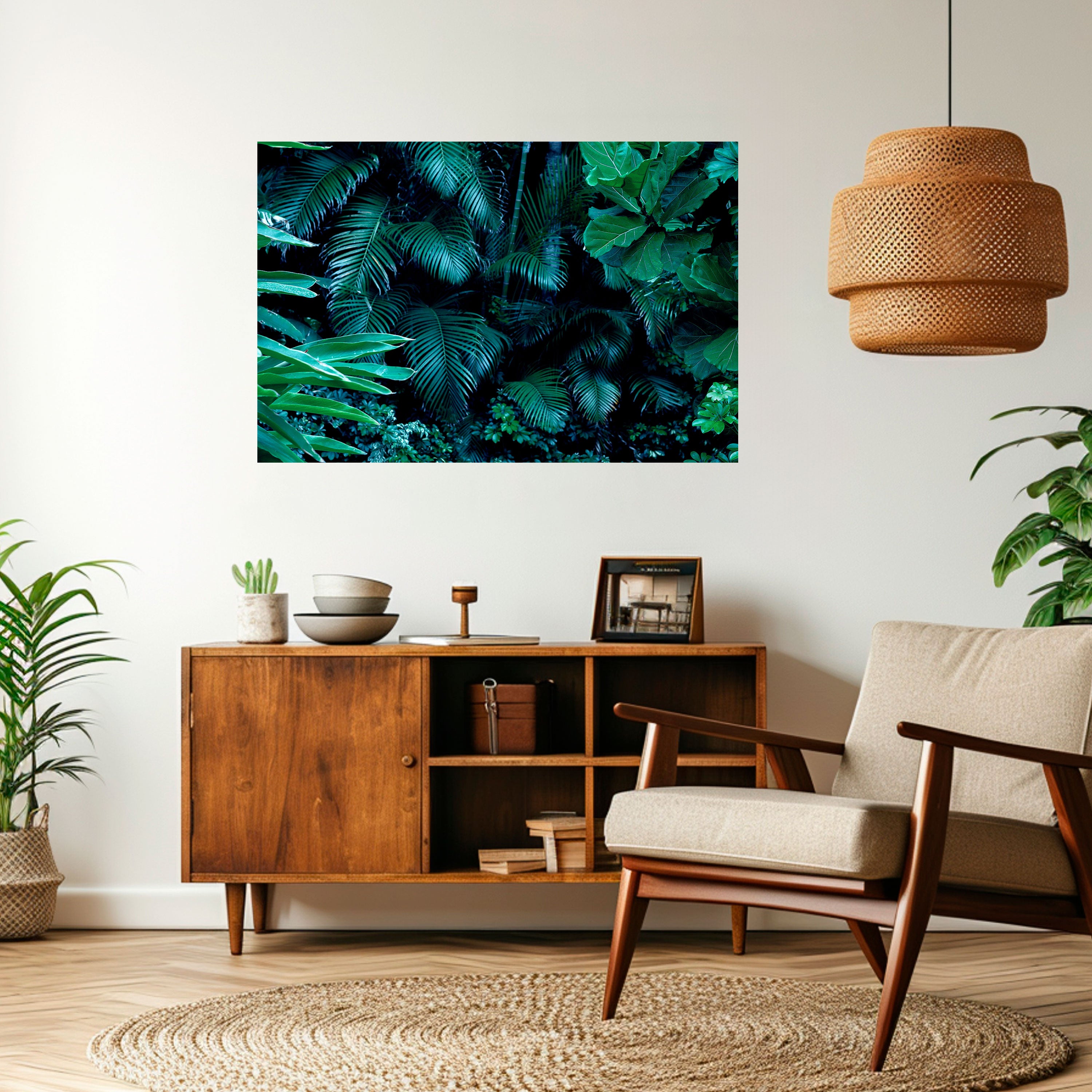 DEEP JUNGLE SERENADE Naklejka/Plakat poziomy